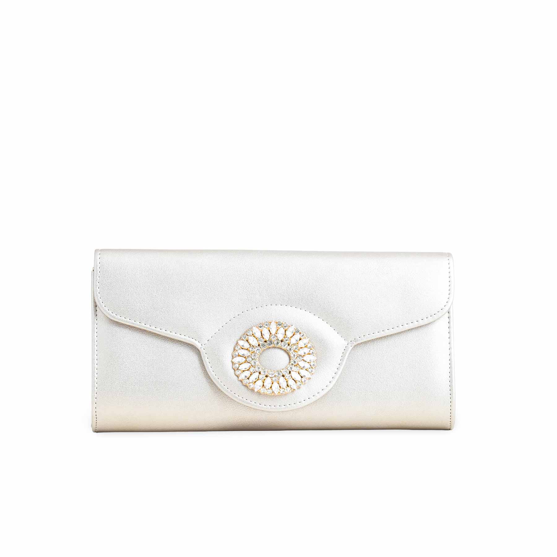 Grey Formal Clutch P24217