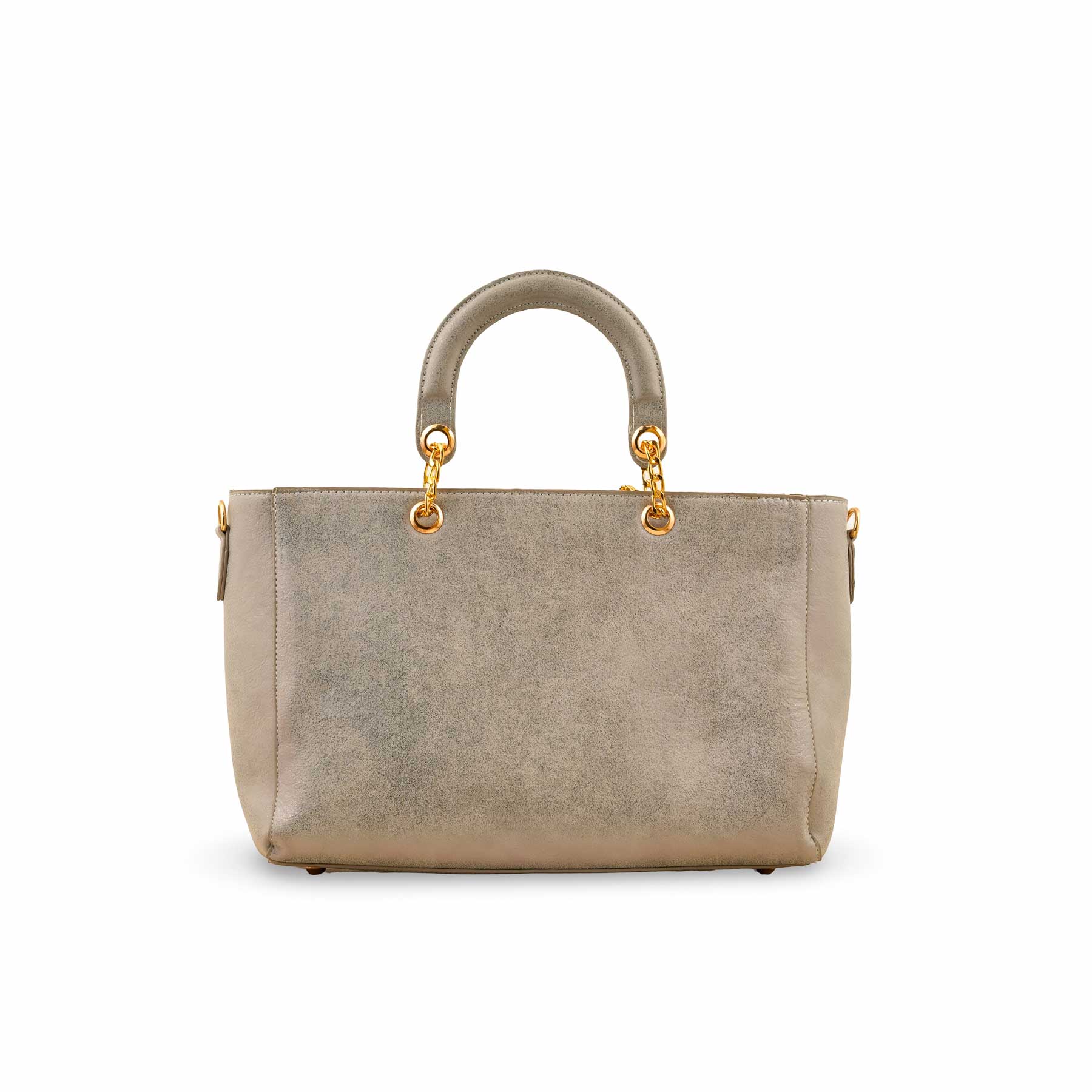 Grey Formal Hand Bag For Ladies P55739 - Image 2