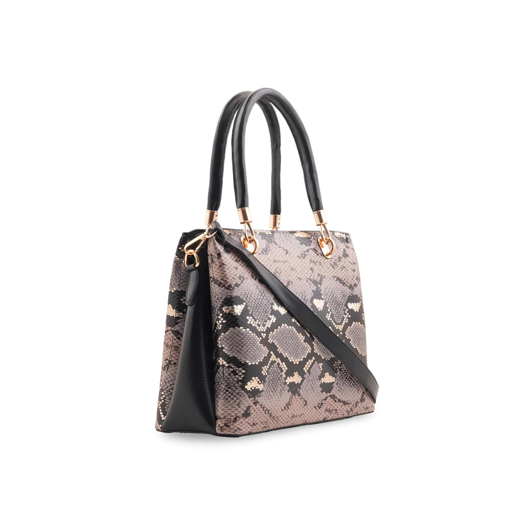 Grey Formal Hand Bag For Ladies P55911 - Image 3