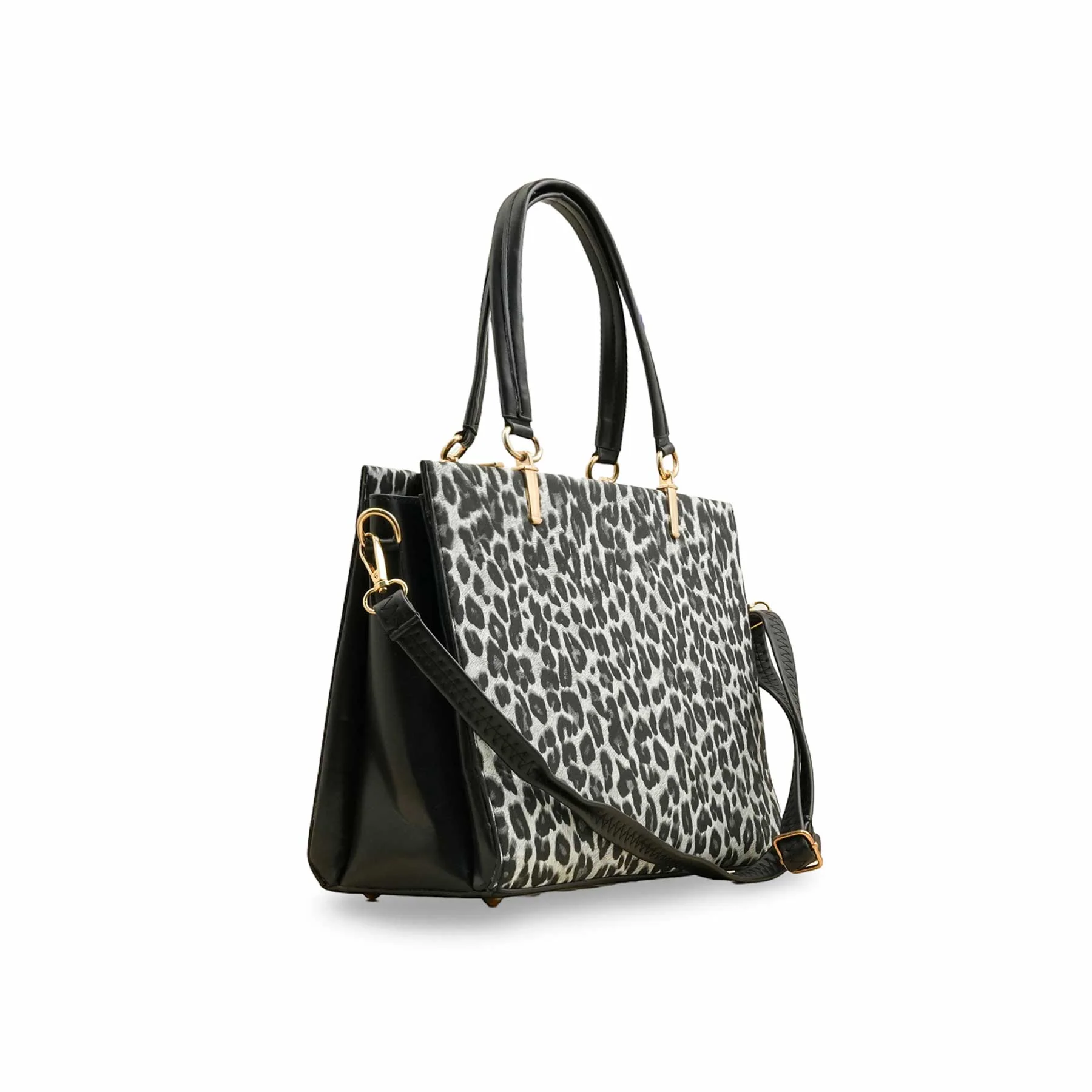 Grey Formal Hand Bag For Women P55860 - Image 3