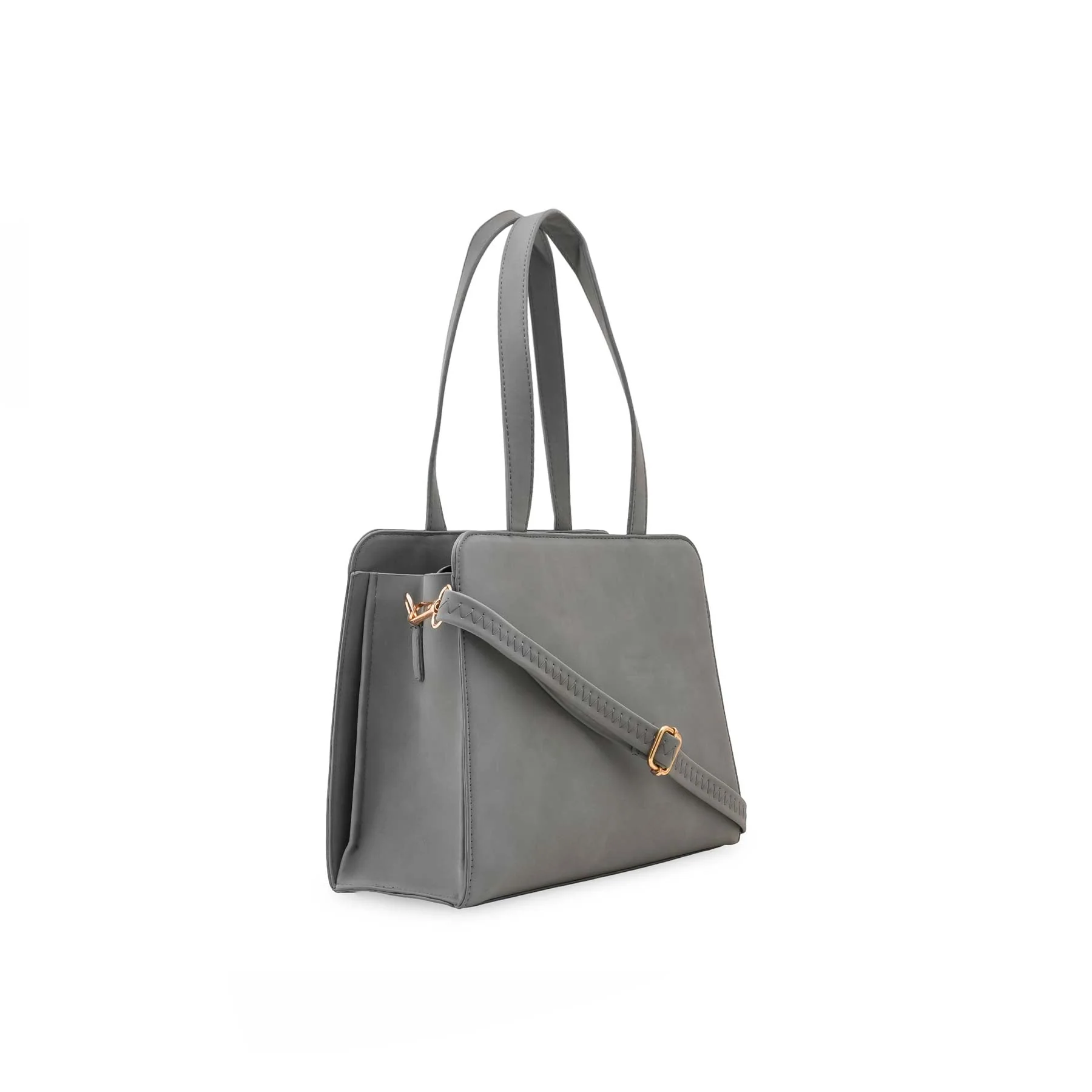 Grey Formal Hand Bag For Women P55870 - Image 3