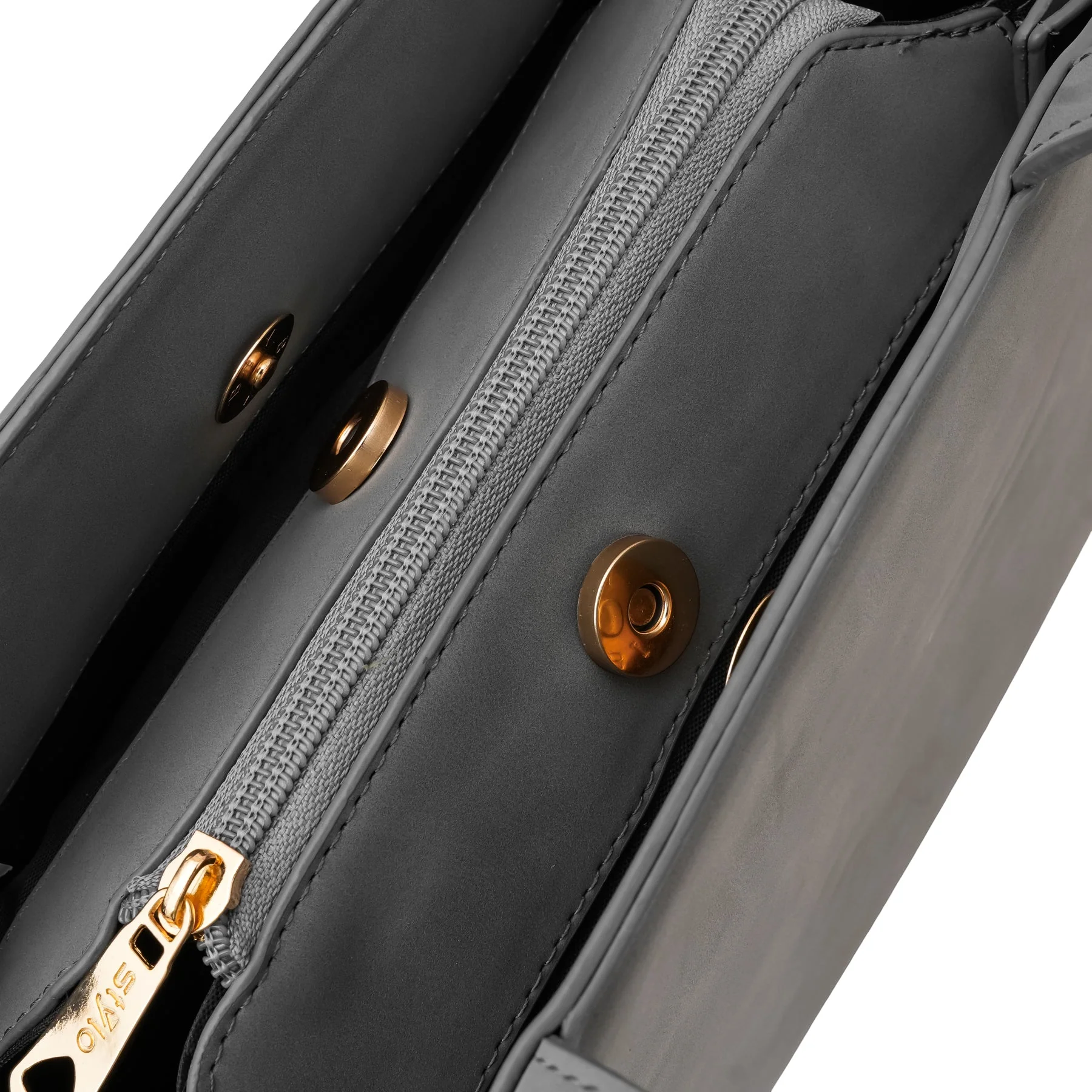 Grey Formal Hand Bag For Women P55870 - Image 6
