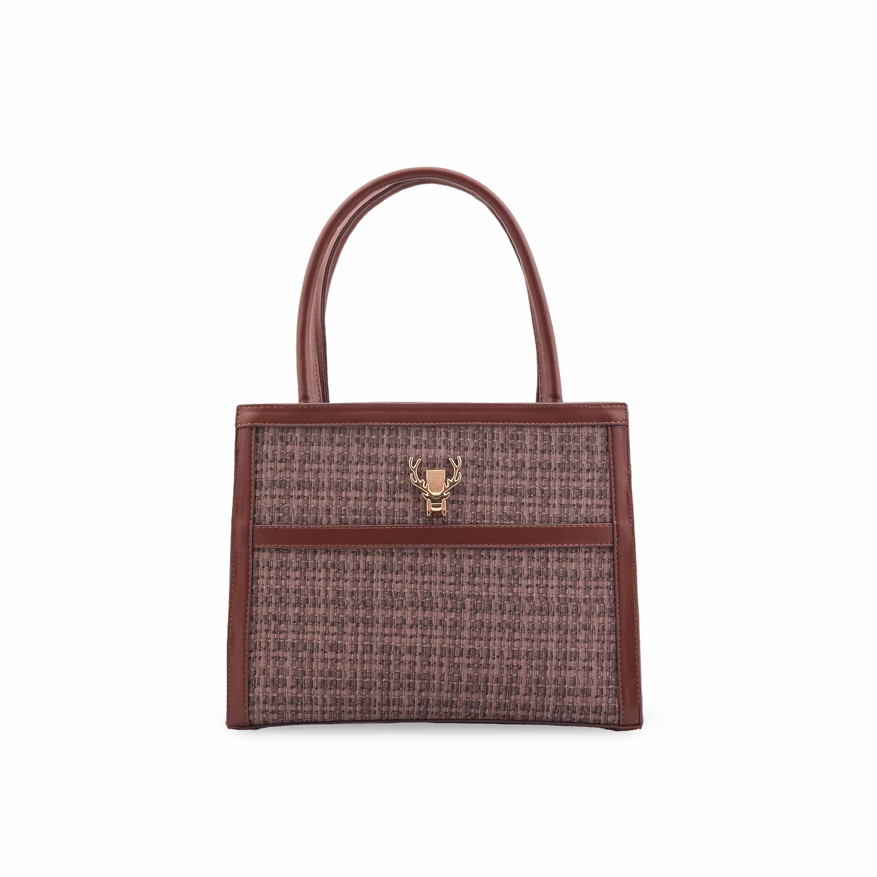 Grey Formal Hand Bag For Women P55875 - Image 2