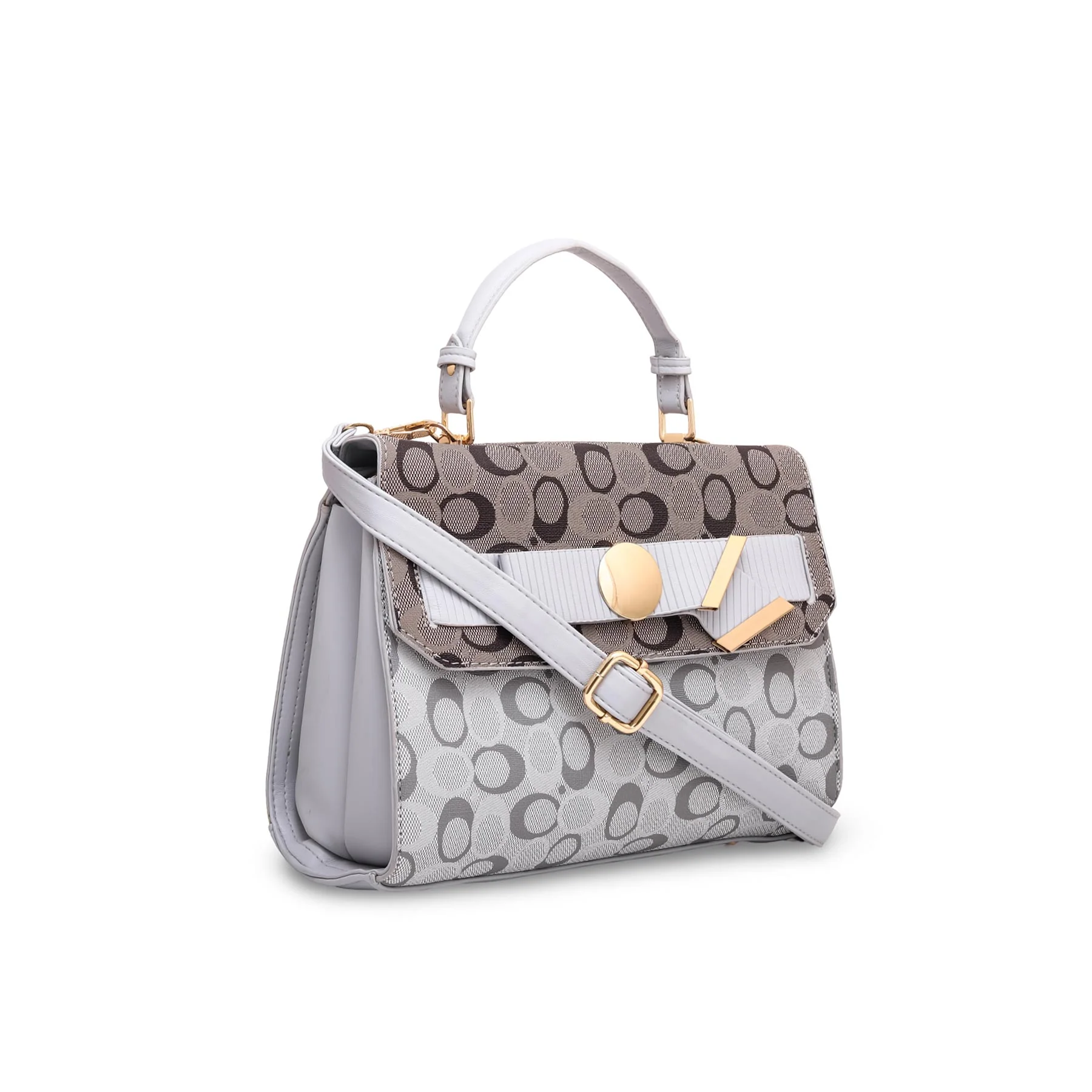 Grey Formal Hand Bag P36051 - Image 2