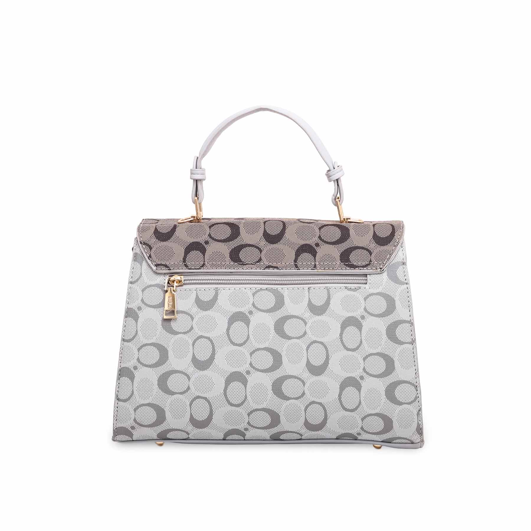Grey Formal Hand Bag P36051 - Image 3