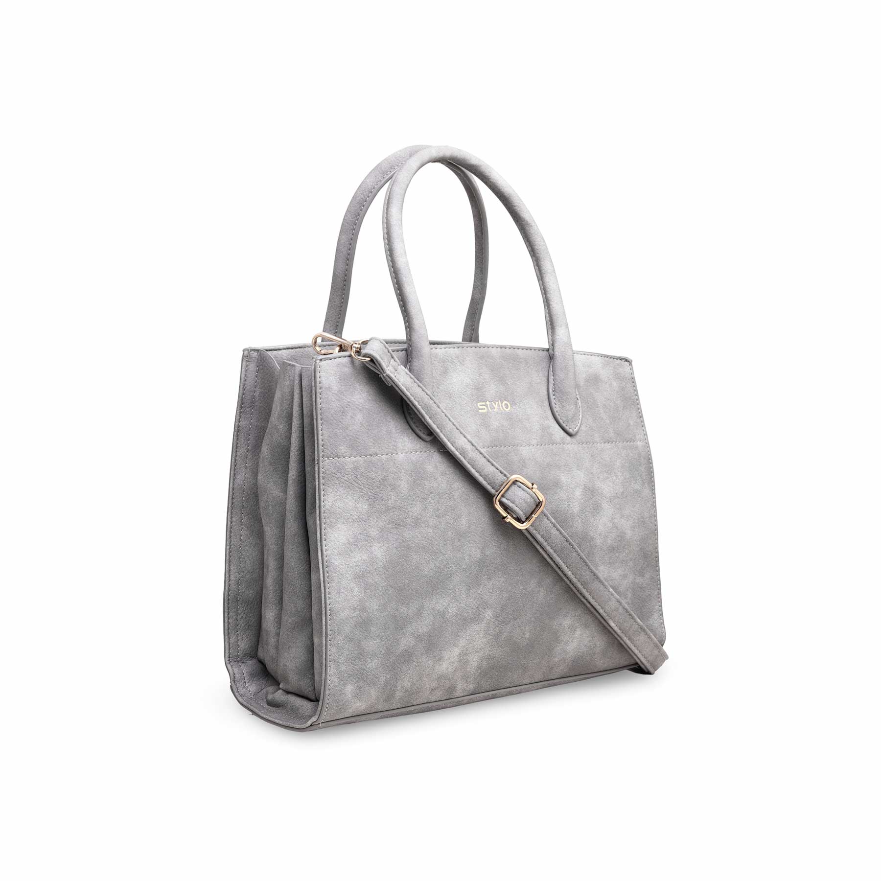 Grey Formal Hand Bag P36134 - Image 2