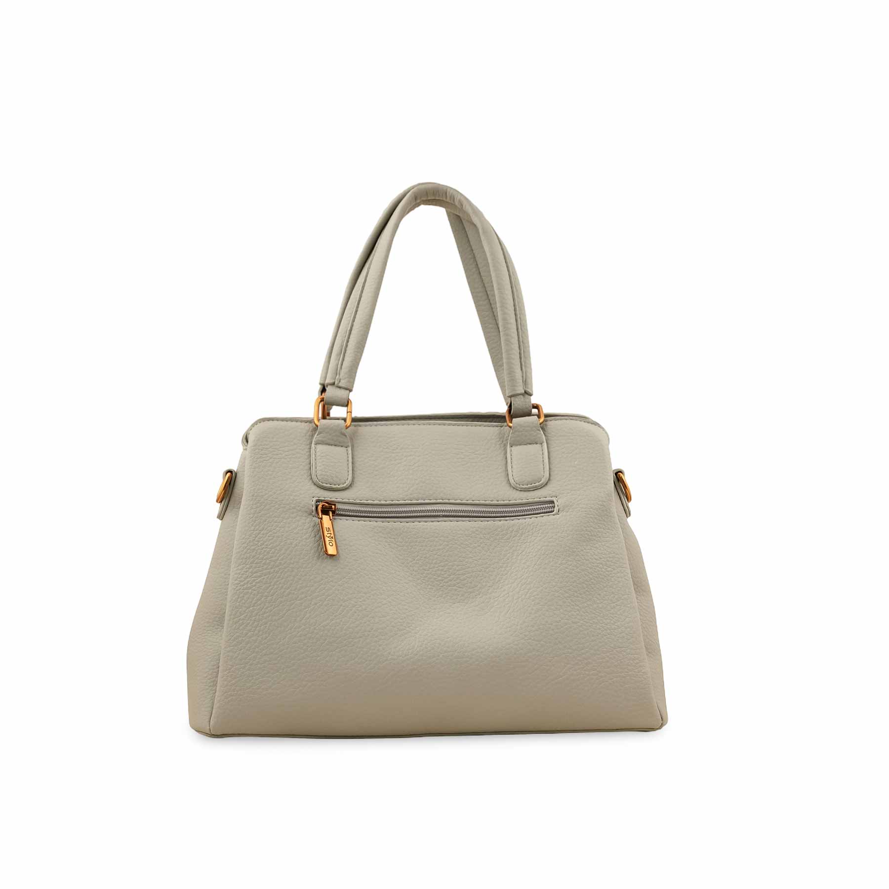 Grey Formal Hand Bag P36155 - Image 4