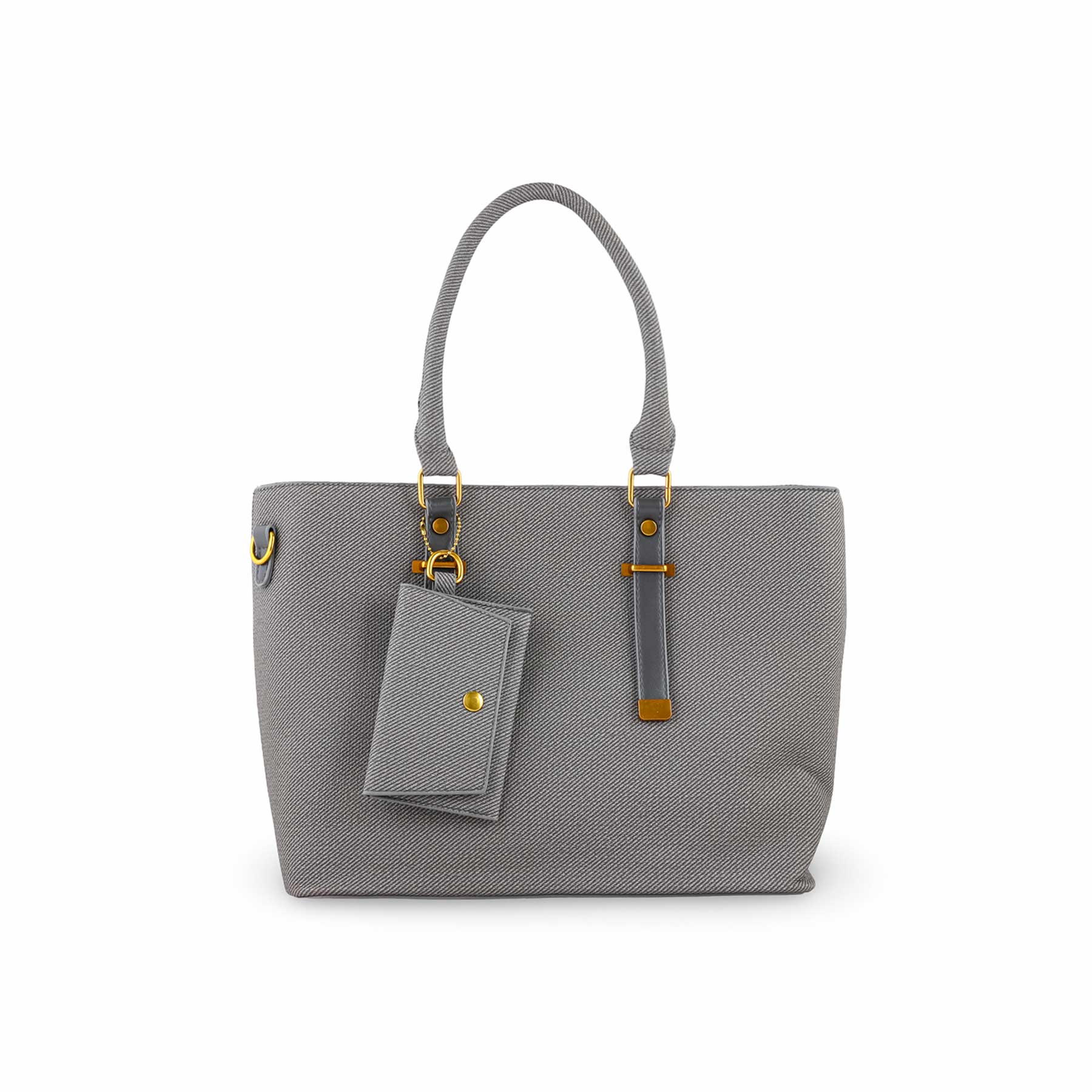 Grey Formal Hand Bag P36156 - Image 2