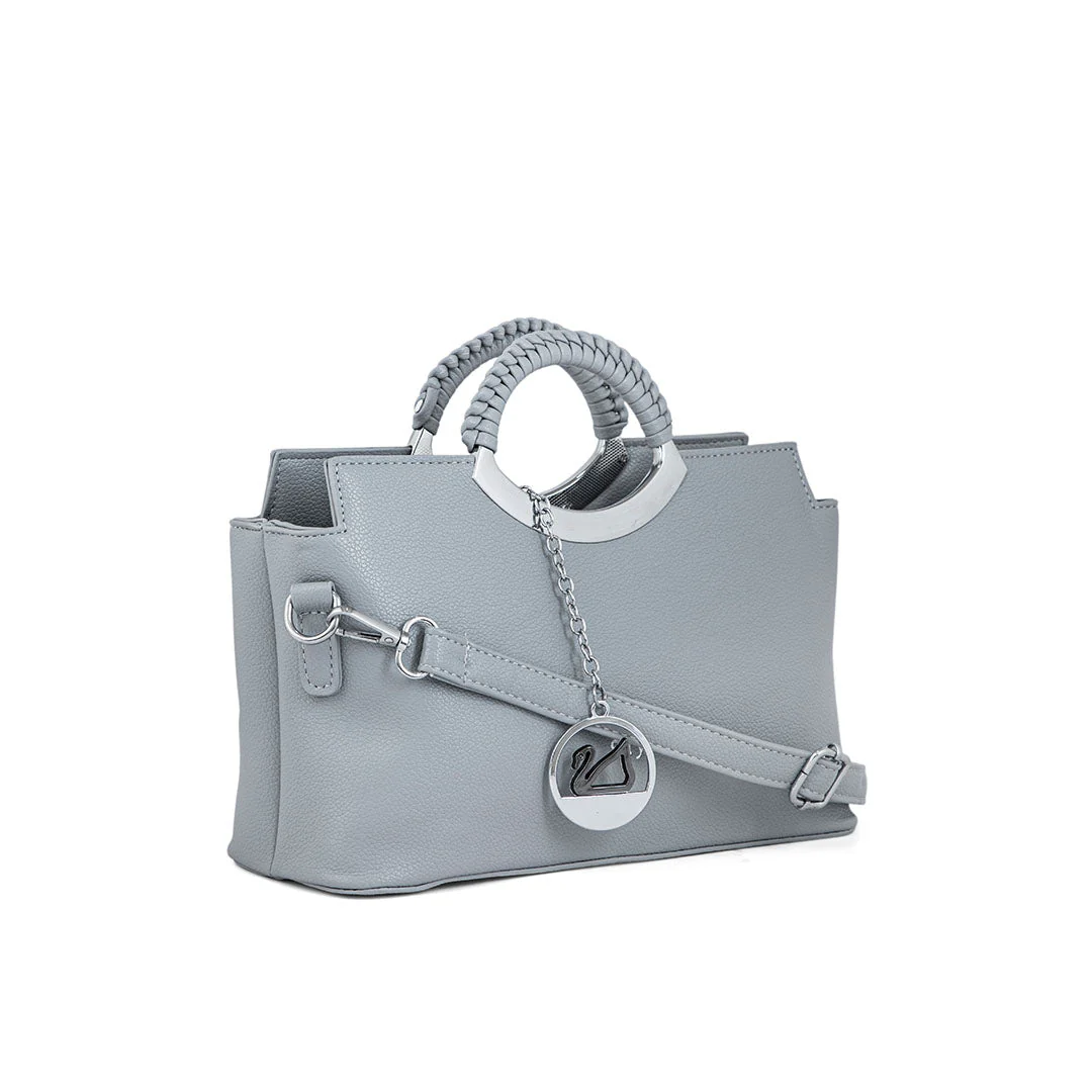 Grey Formal Hand Bag P36165 - Image 3