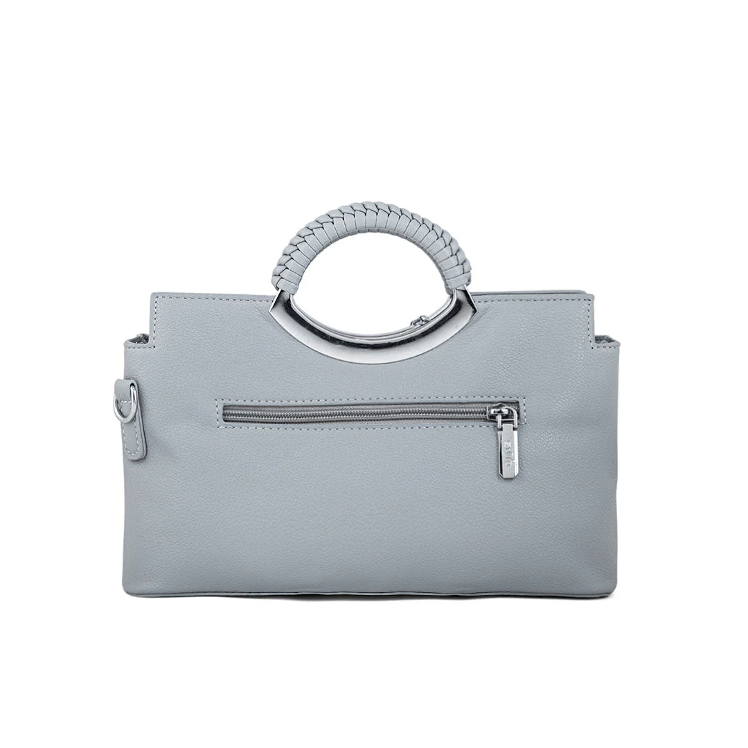 Grey Formal Hand Bag P36165 - Image 4