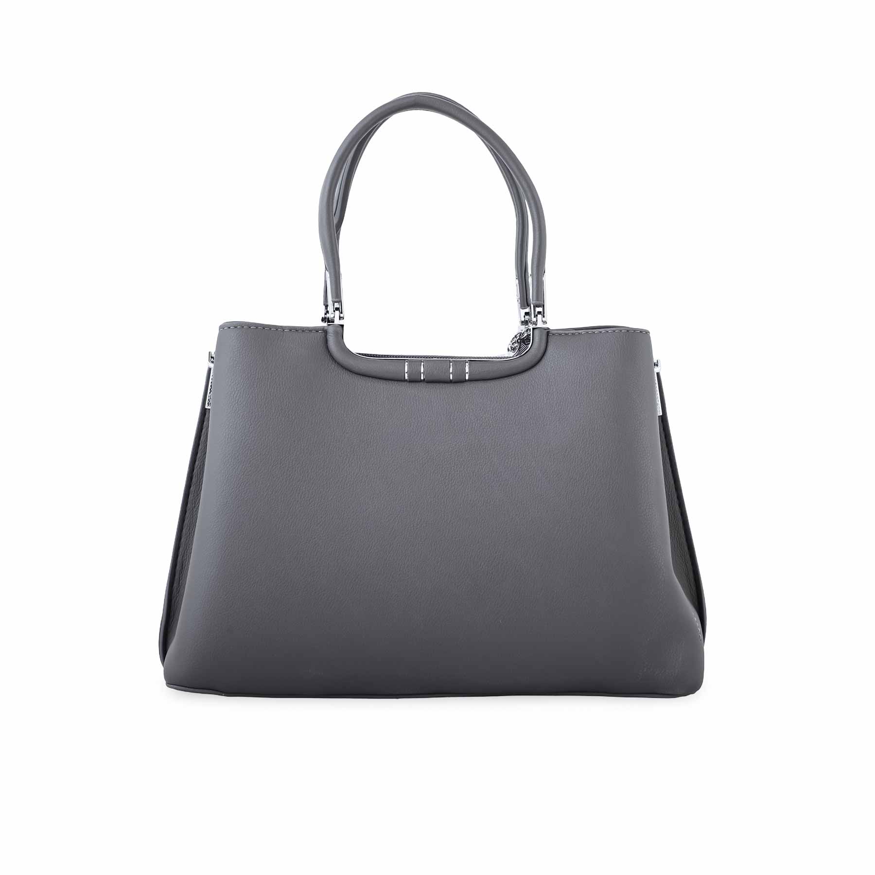 Grey Formal Hand Bag P36258 - Image 4