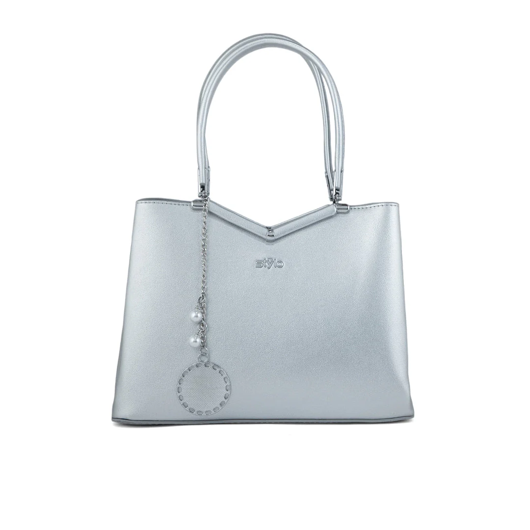 Grey Formal Hand Bag P36287 - Image 2
