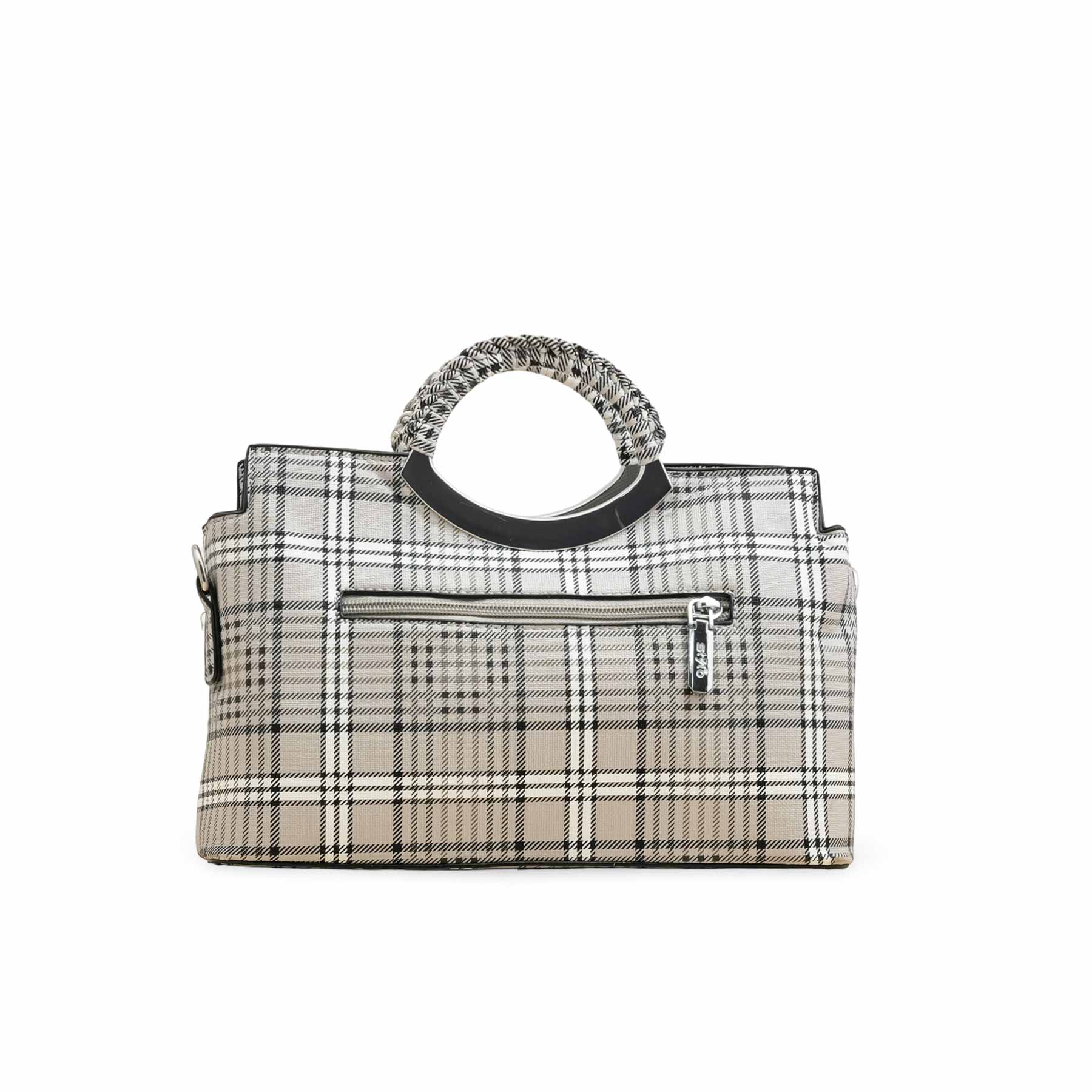 Grey Formal Hand Bag P36395 - Image 3