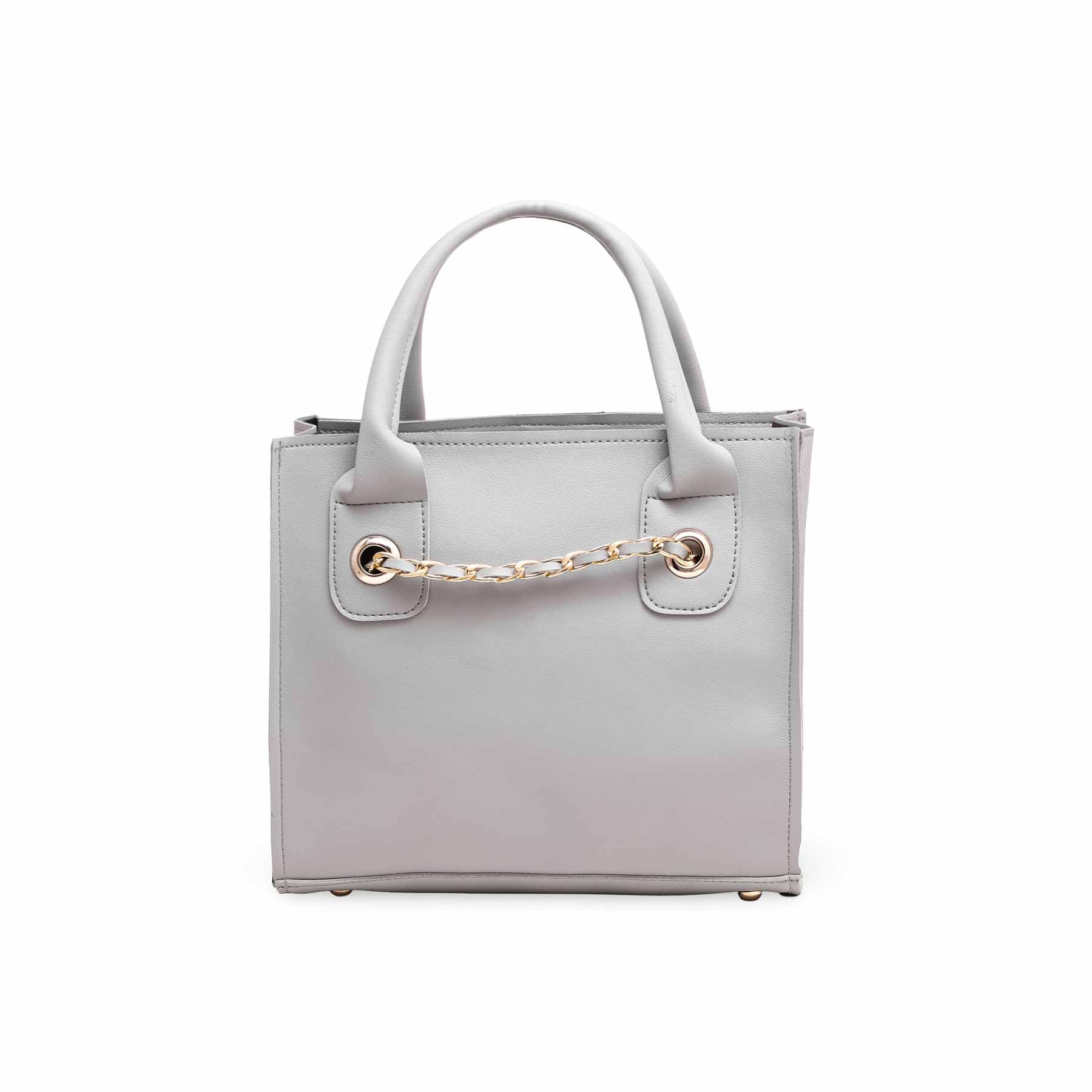 Grey Formal Hand Bag P56085 - Image 3