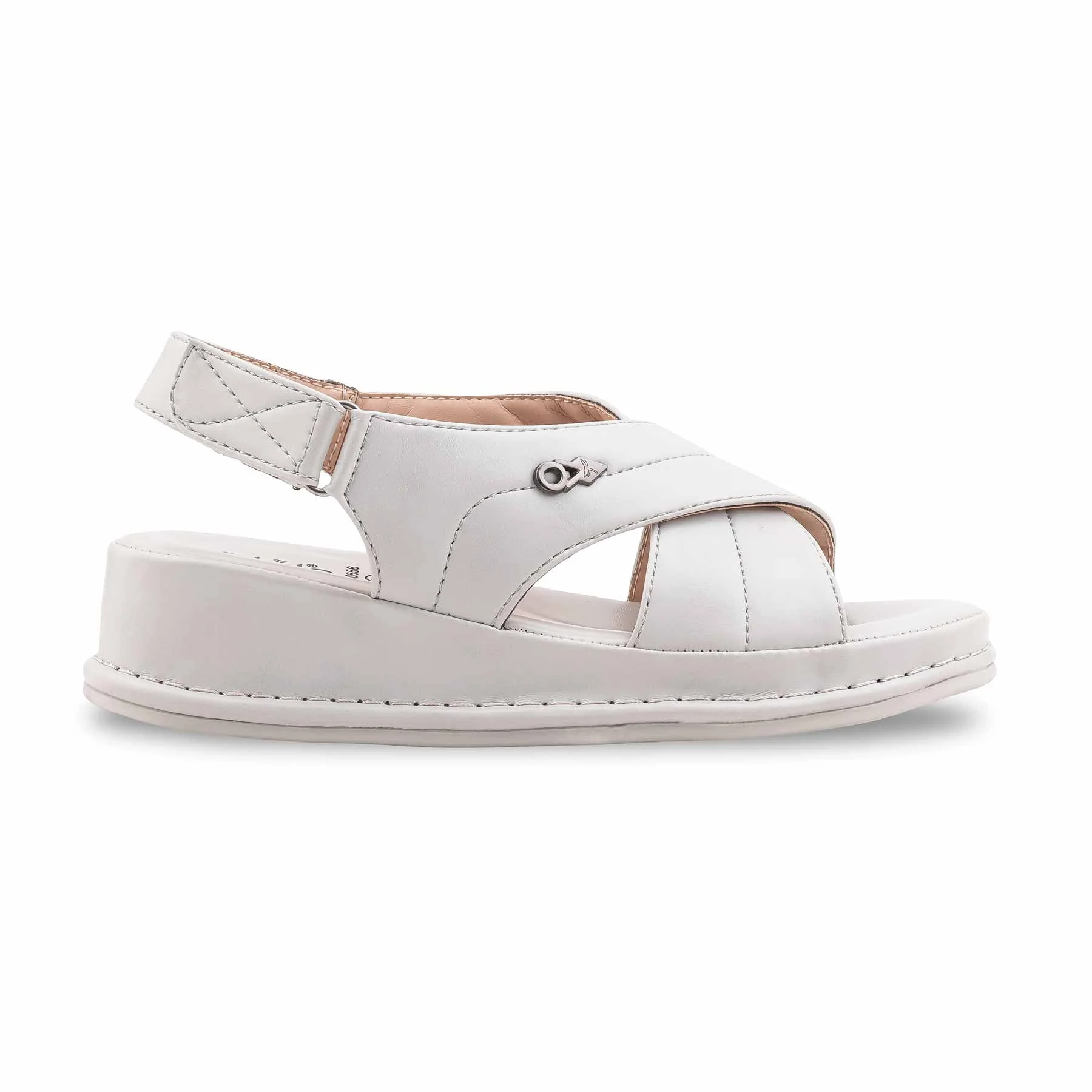 Grey Formal Sandal For Ladies PU0656 - Image 2