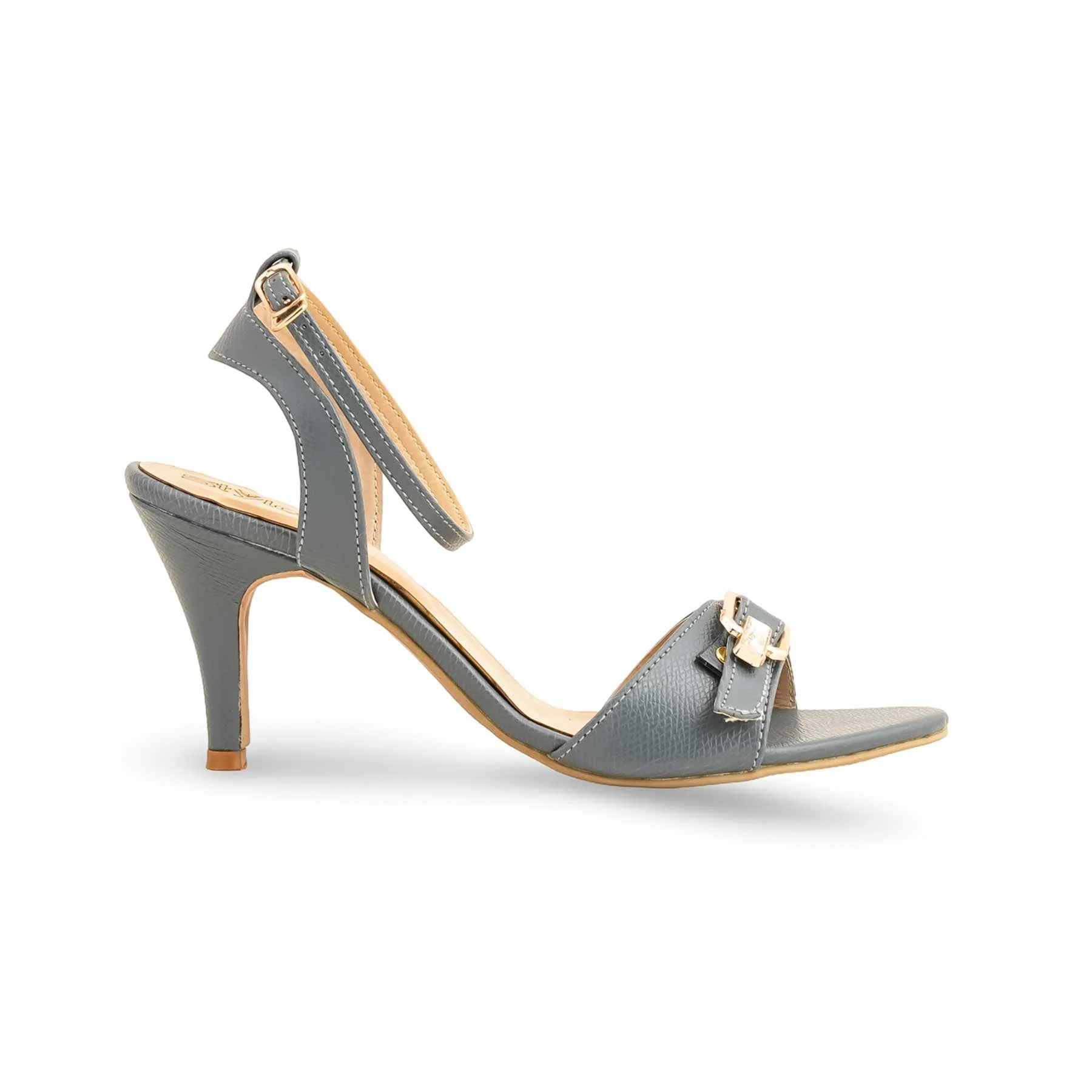 Grey Formal Sandal For Women FR5371 - Image 2