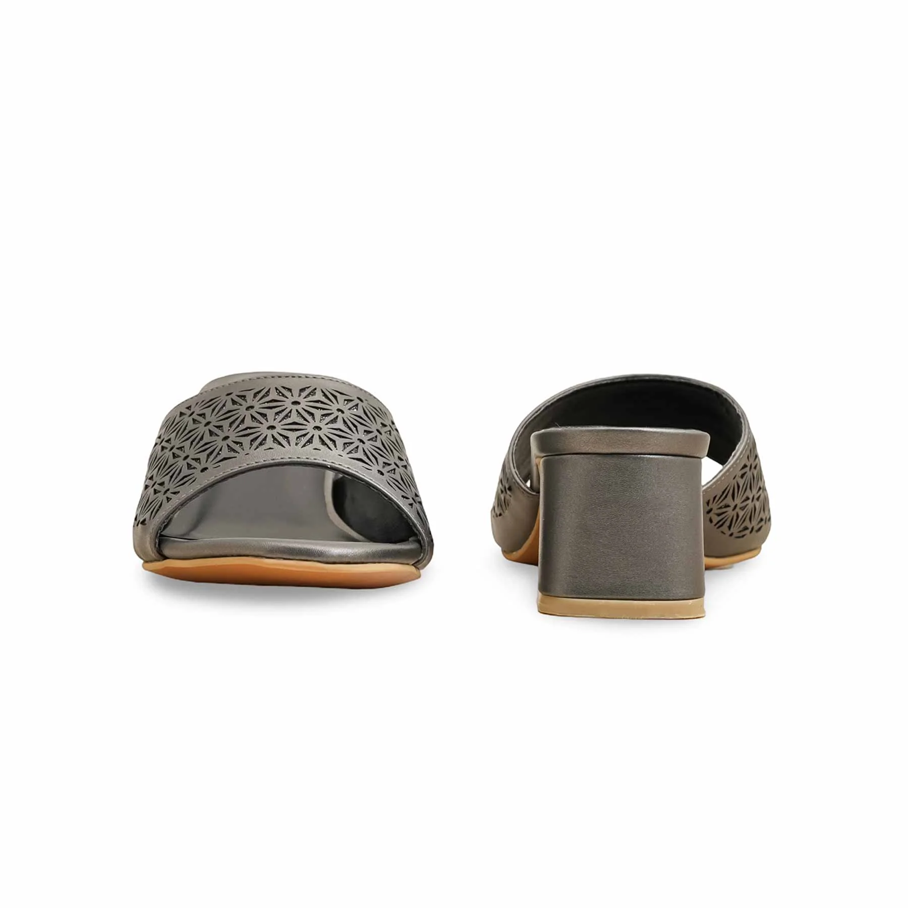 Grey Formal Slipper FR5466 - Image 4
