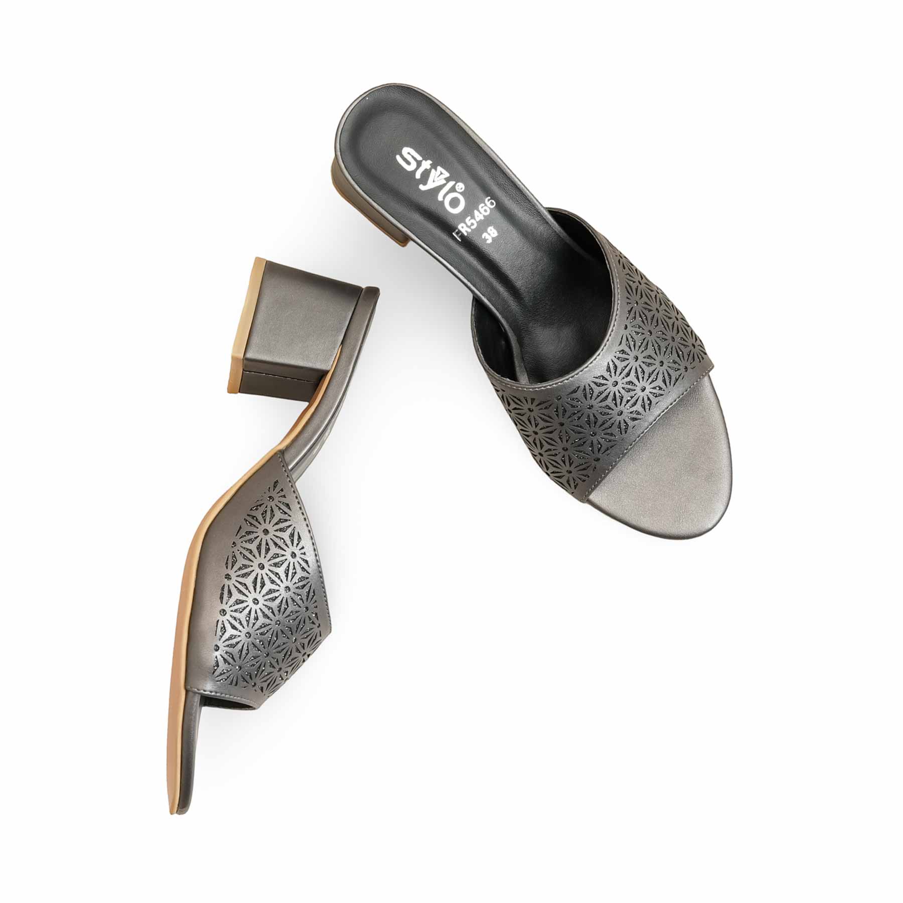 Grey Formal Slipper FR5466 - Image 5