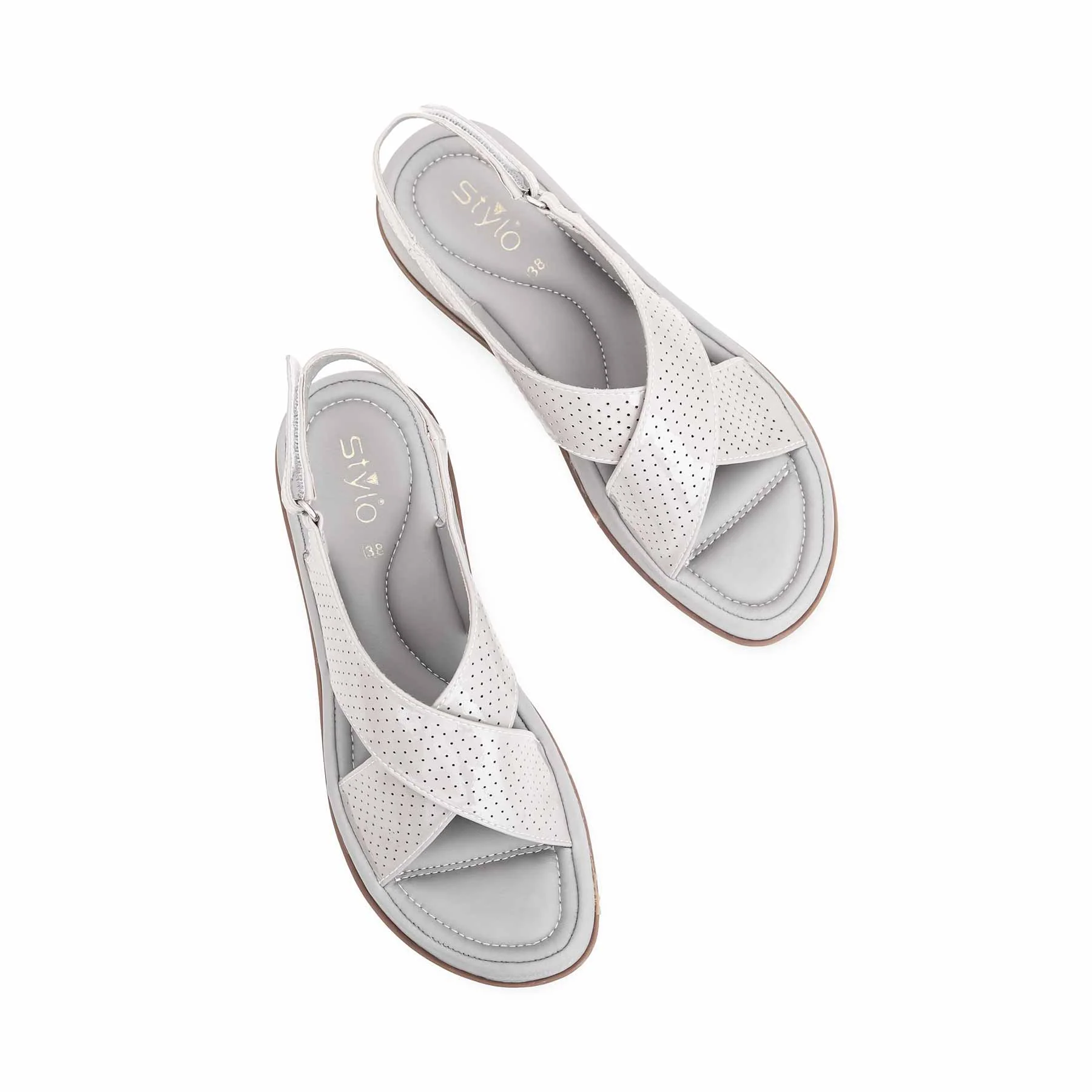 Grey Formal Sandal PU0204 - Image 4
