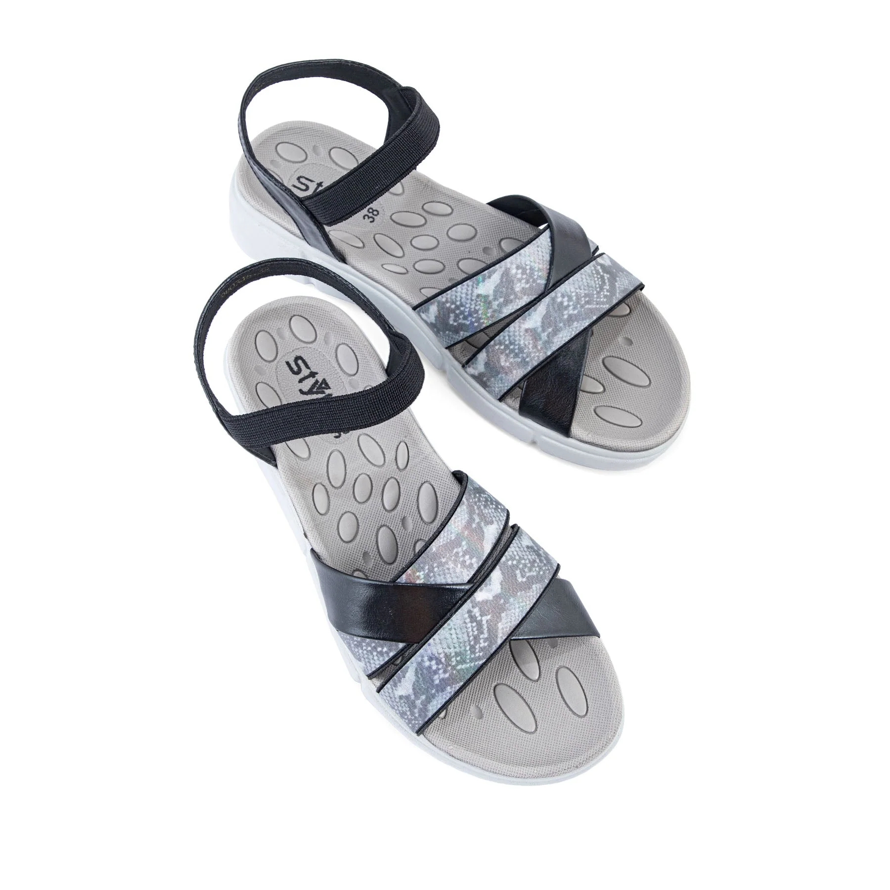 Grey Formal Sandal PU0346 - Image 5
