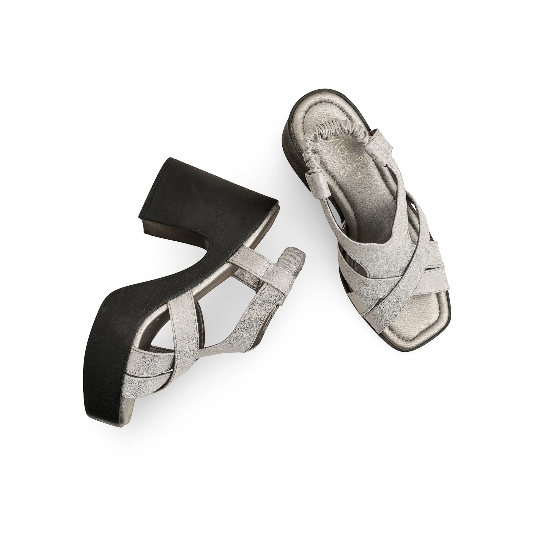 Grey Formal Sandal PU0429 - Image 6