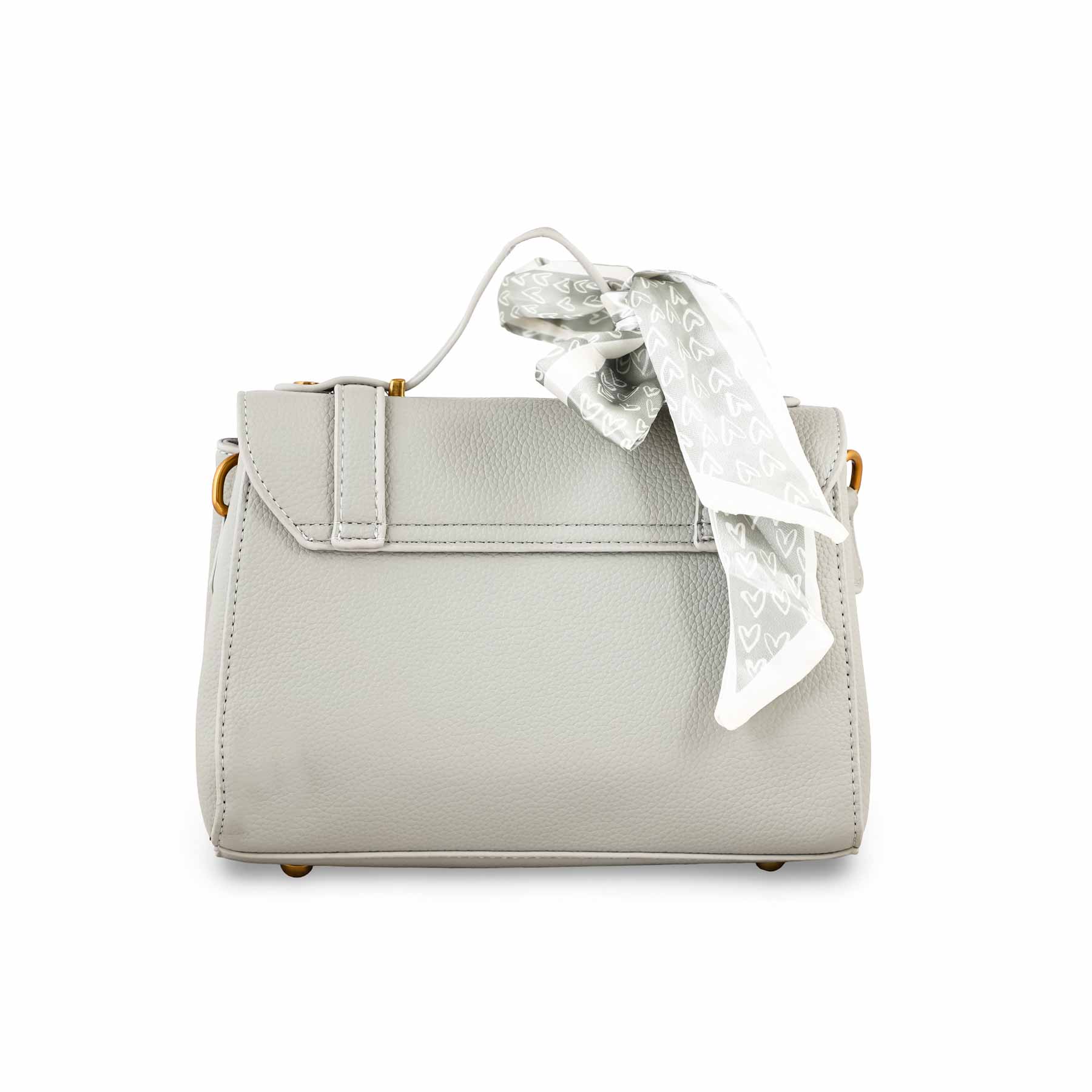 Grey Formal Shoulder Bag For Ladies P36297 - Image 3