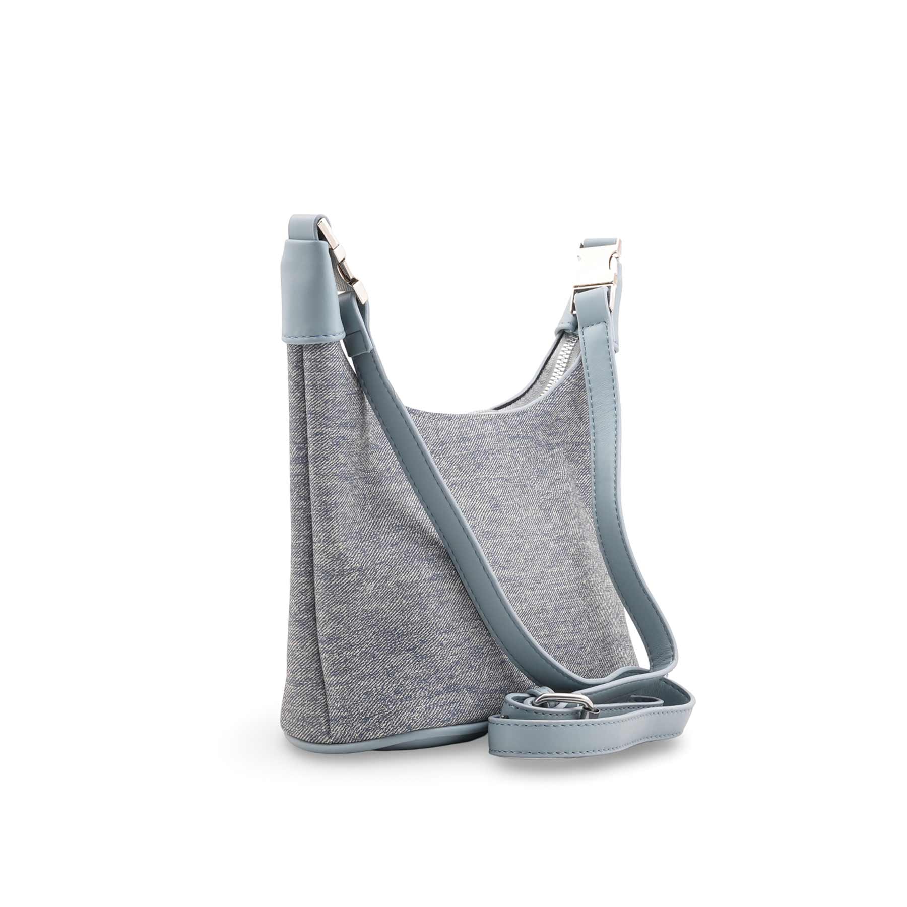 Grey Formal Shoulder Bag For Ladies P36485 - Image 3