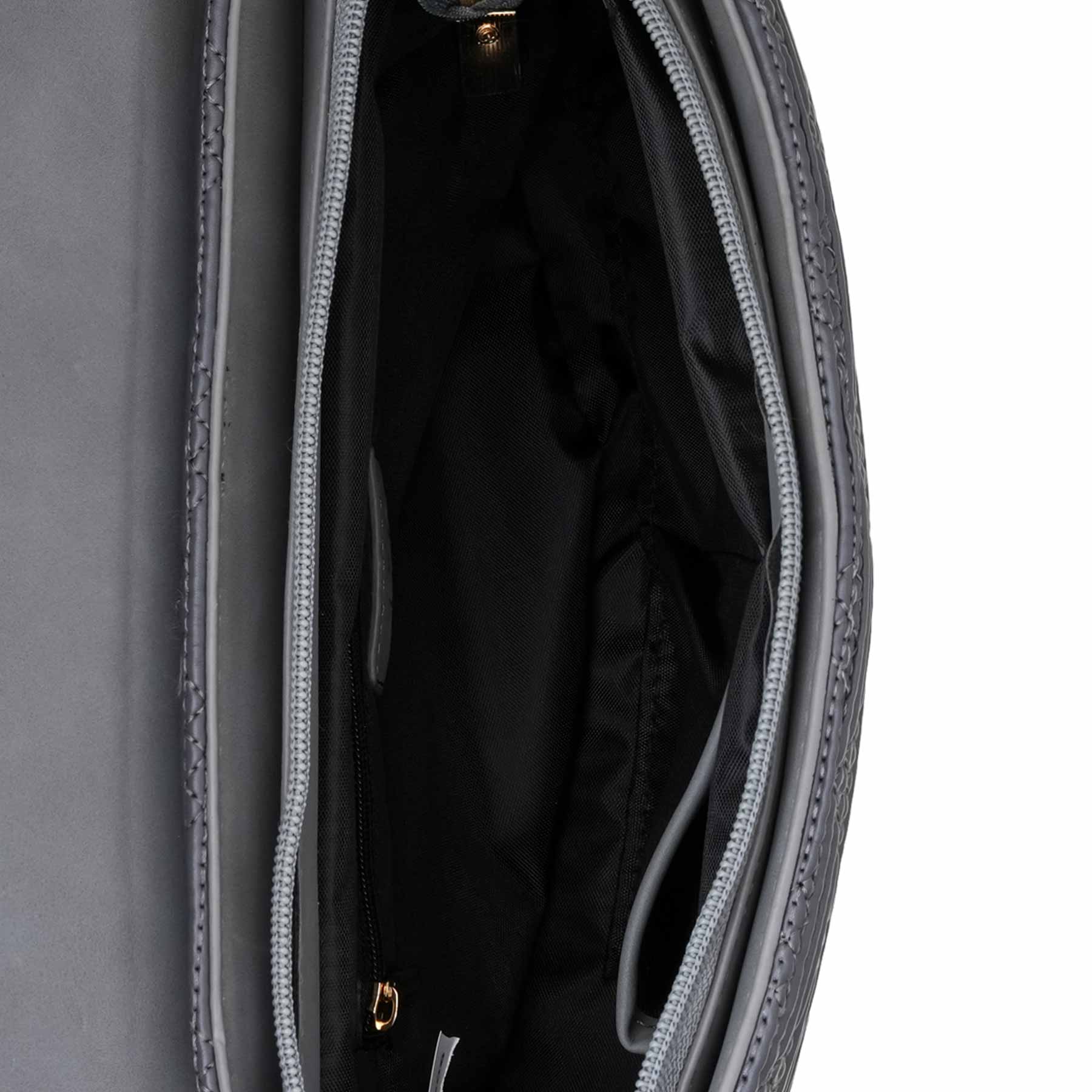 Grey Formal Shoulder Bag For Ladies P55806 - Image 5