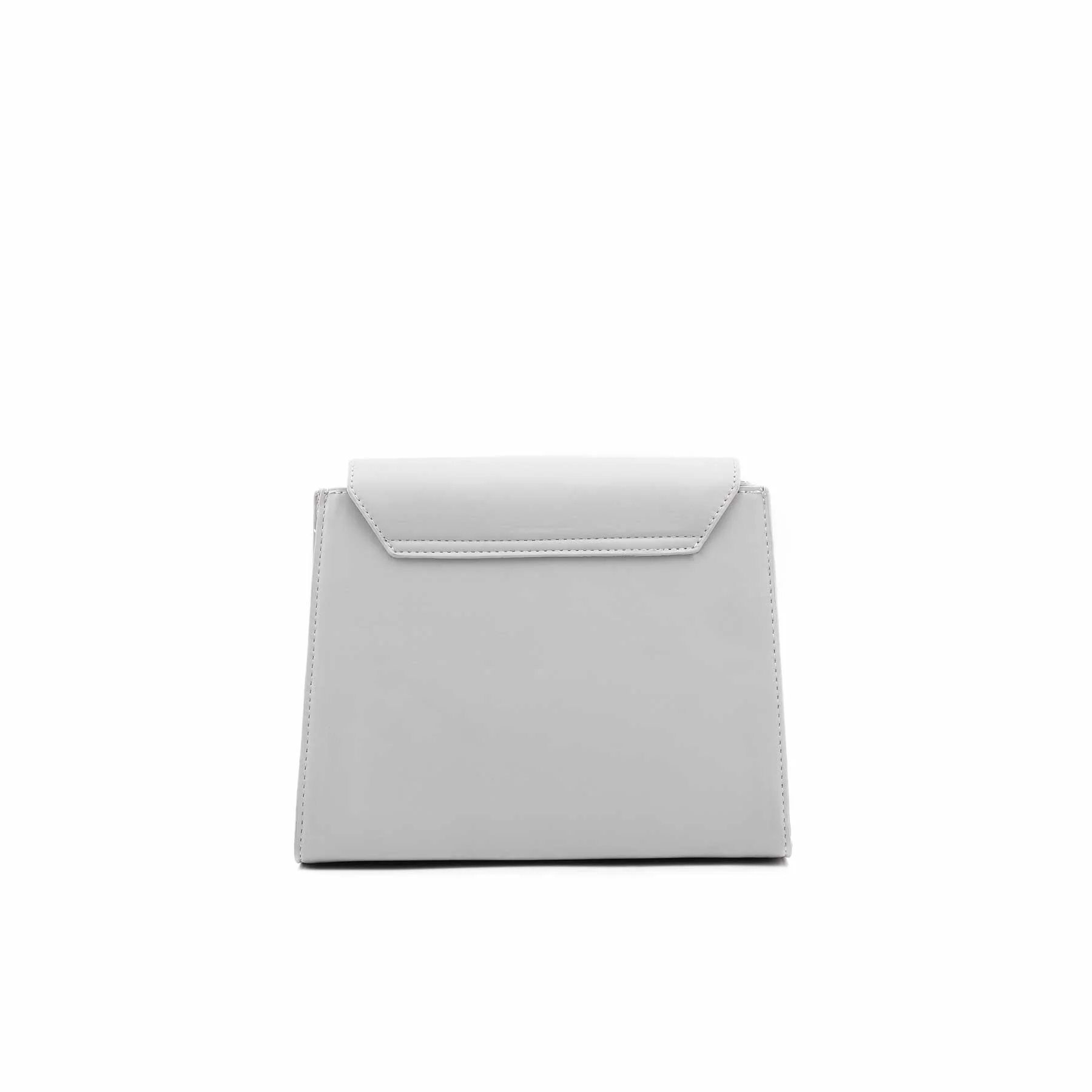 Grey Formal Shoulder Bag For Women P55840 - Image 4