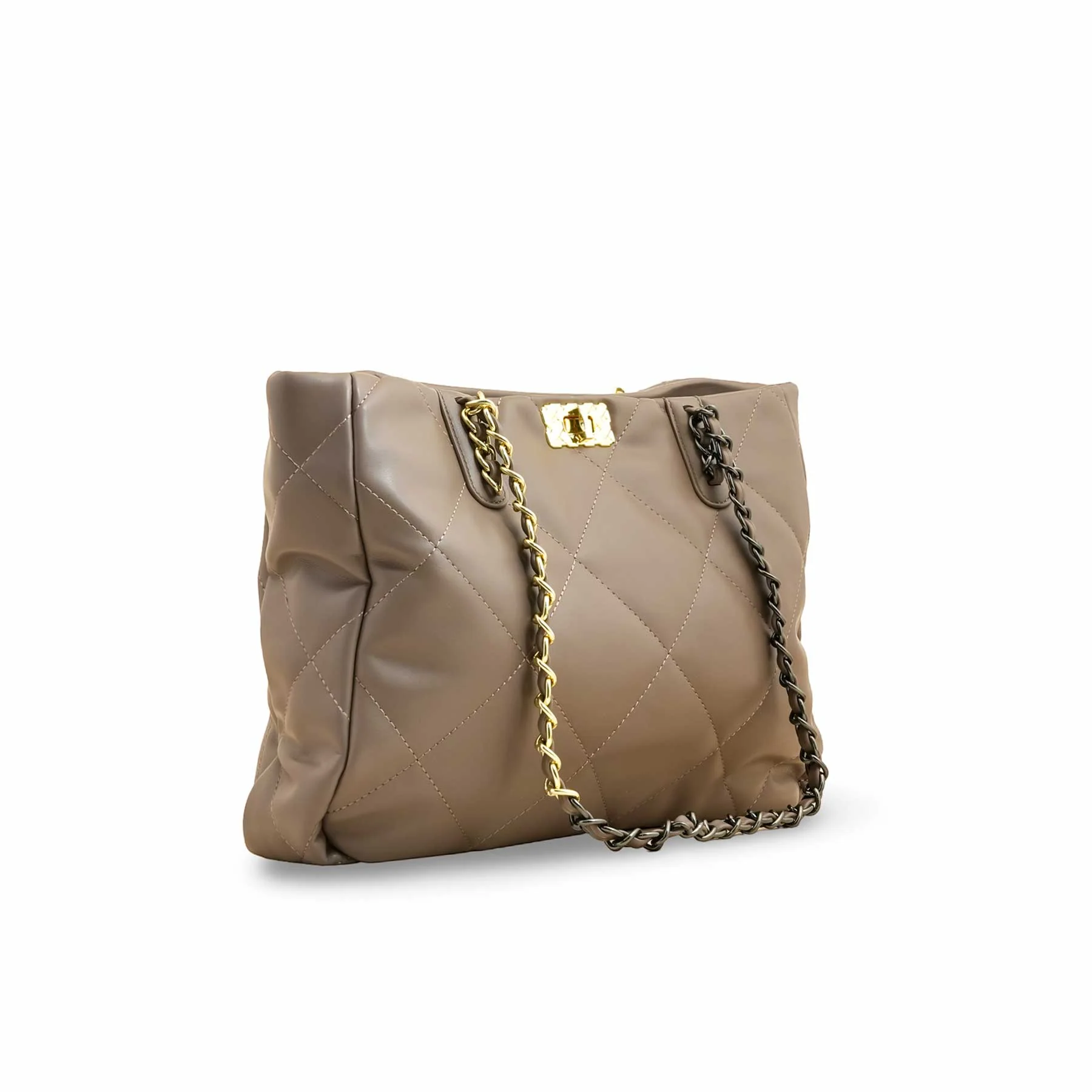Grey Formal Shoulder Bag P36321 - Image 3