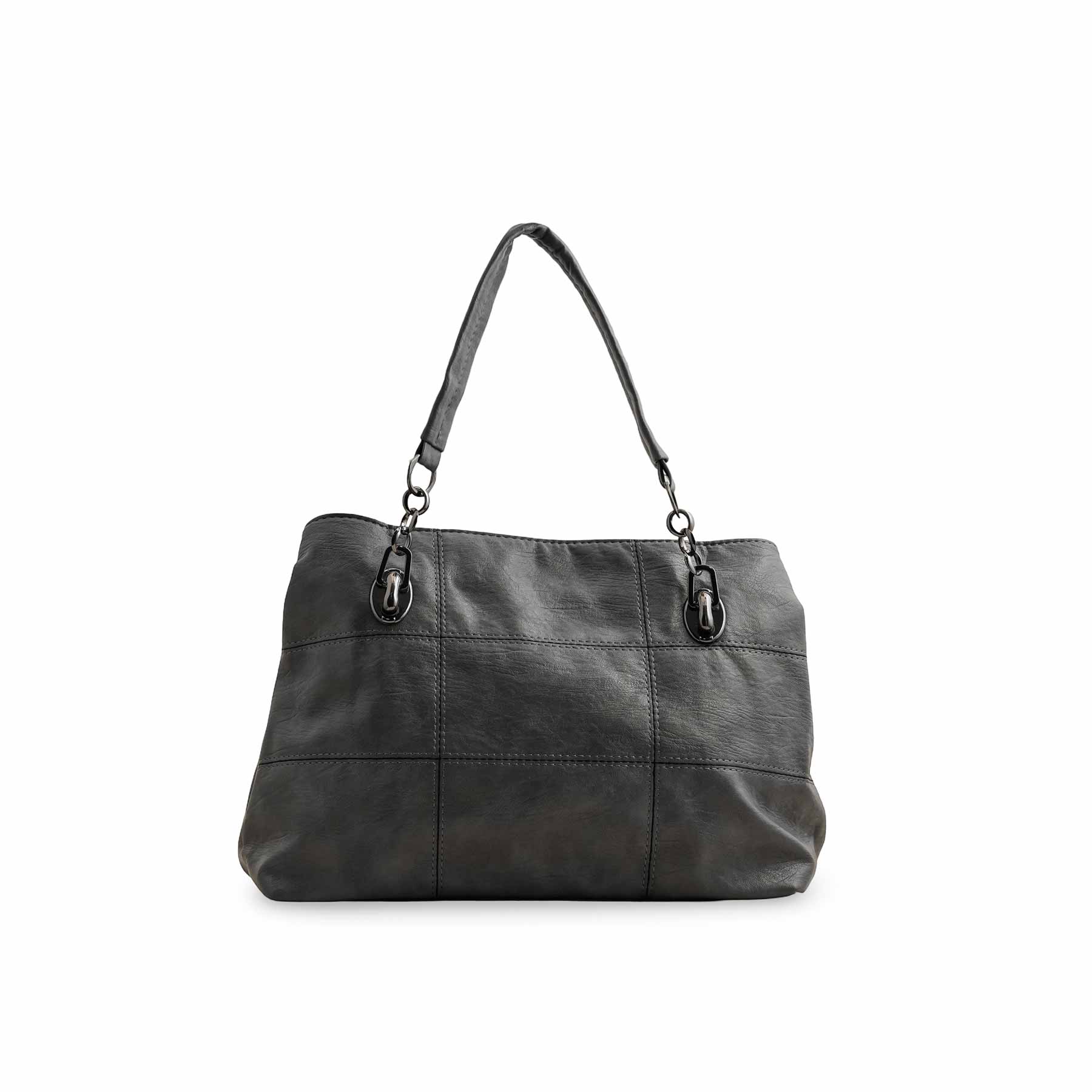 Grey Formal Shoulder Bag P36347 - Image 2