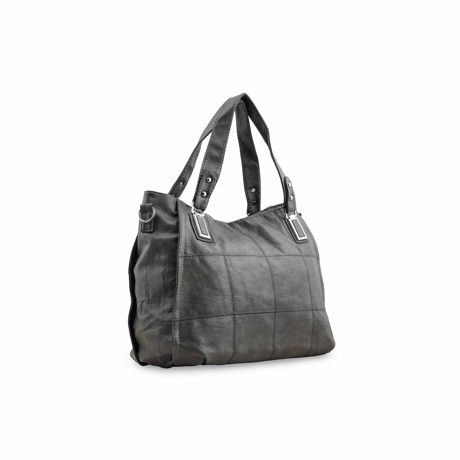 Grey Formal Shoulder Bag P36348 - Image 2