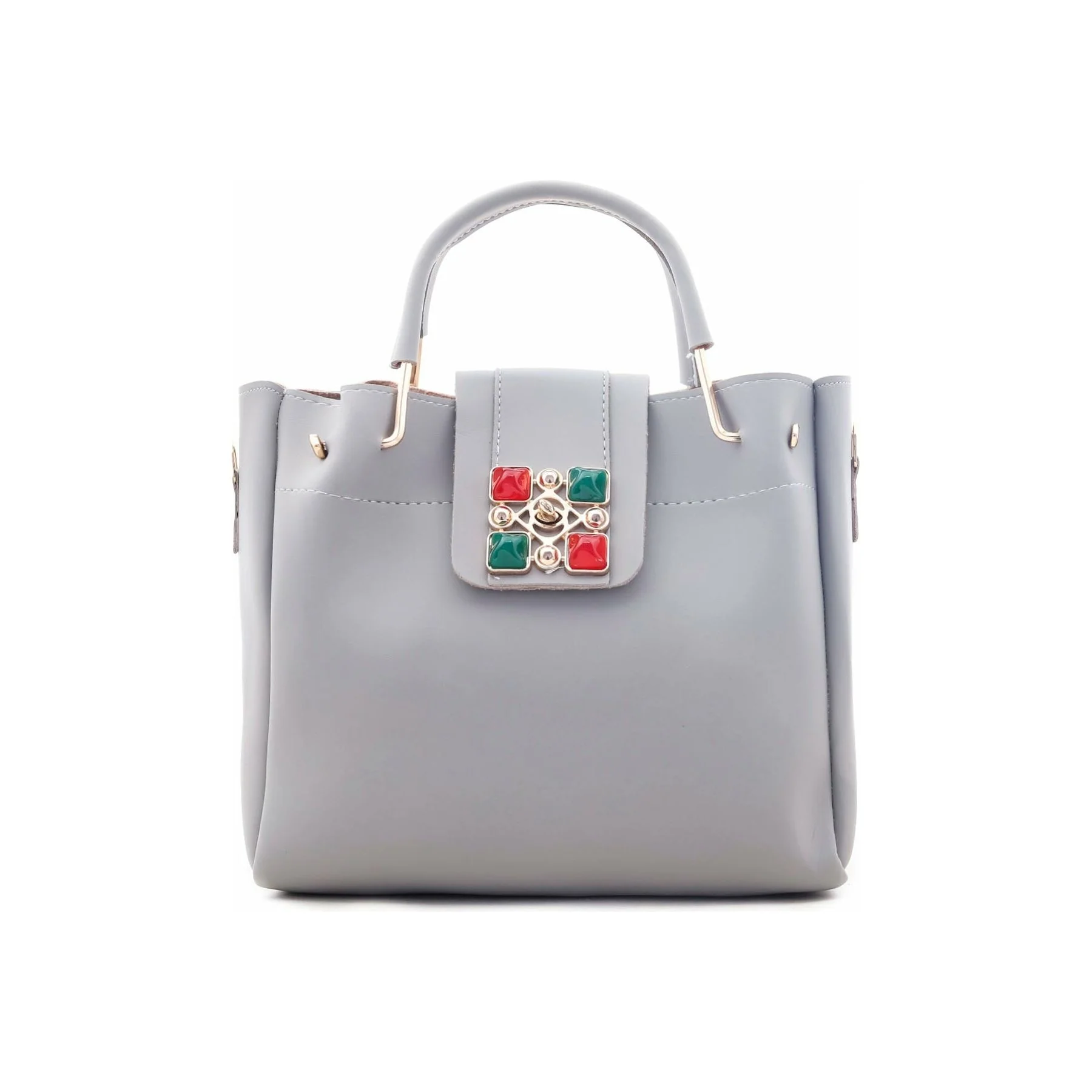 Grey Formal Shoulder Bag P54280 - Image 2