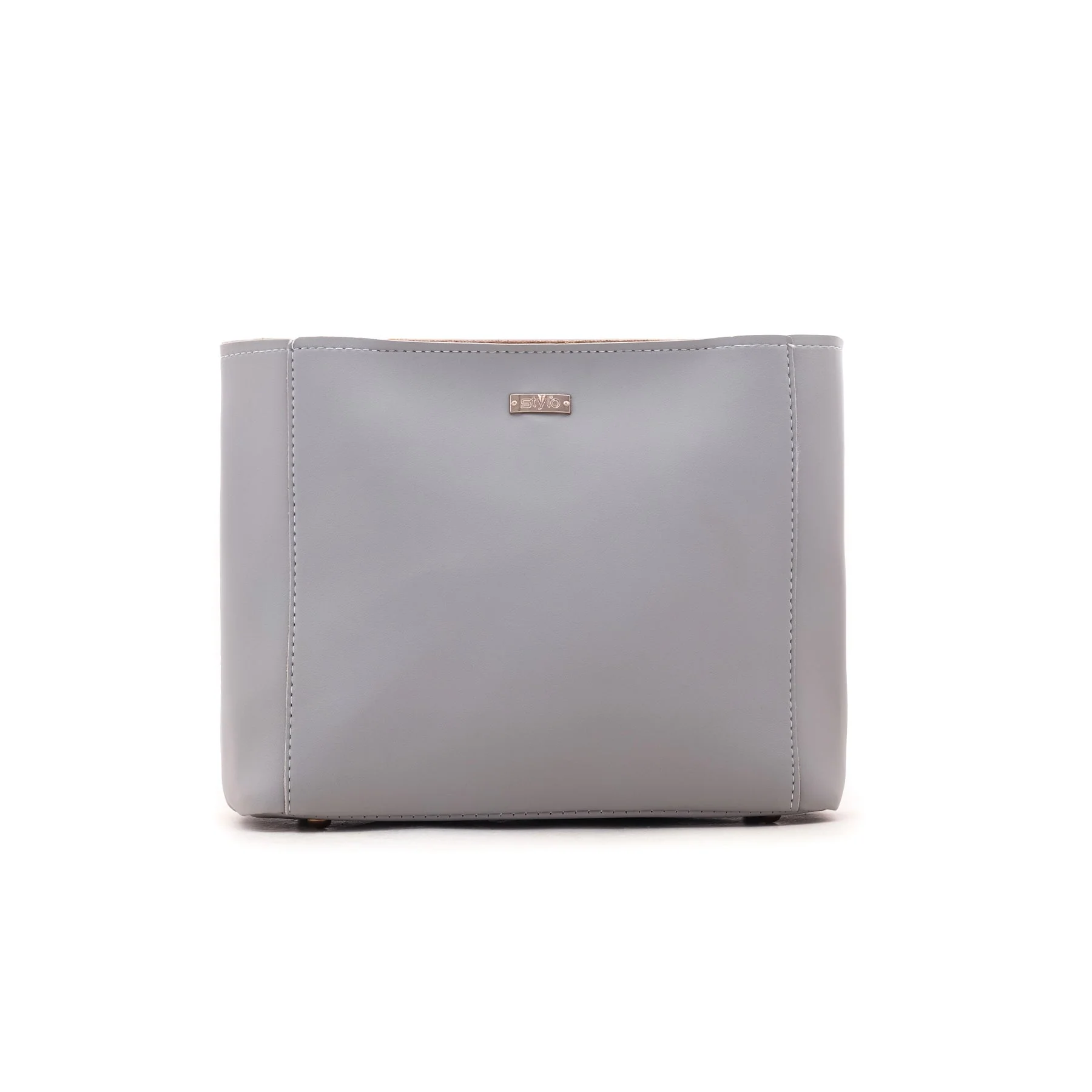 Grey Formal Shoulder Bag P54285 - Image 2