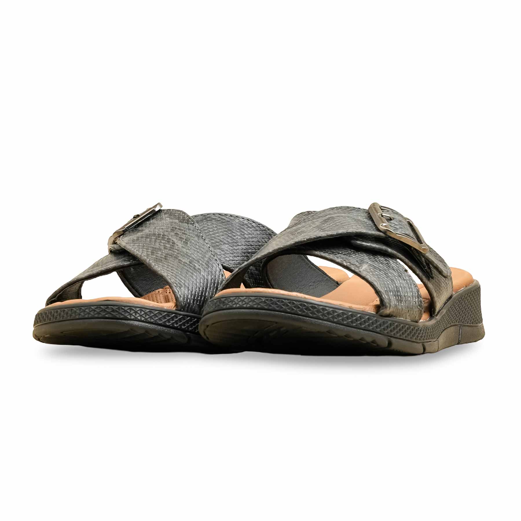 Grey Formal Slipper For Ladies PU0439 - Image 3