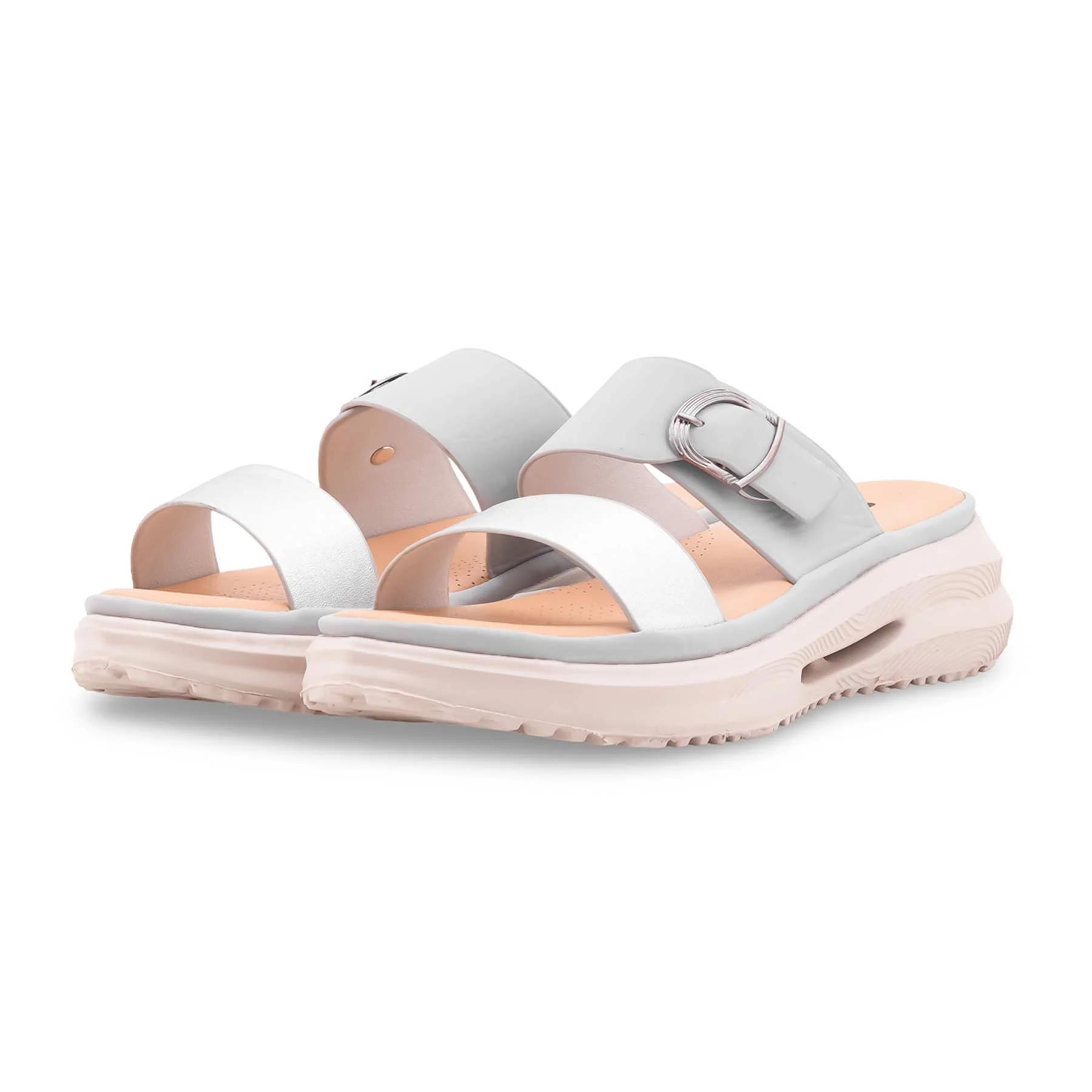 Grey Formal Slipper For Ladies PU0663 - Image 3