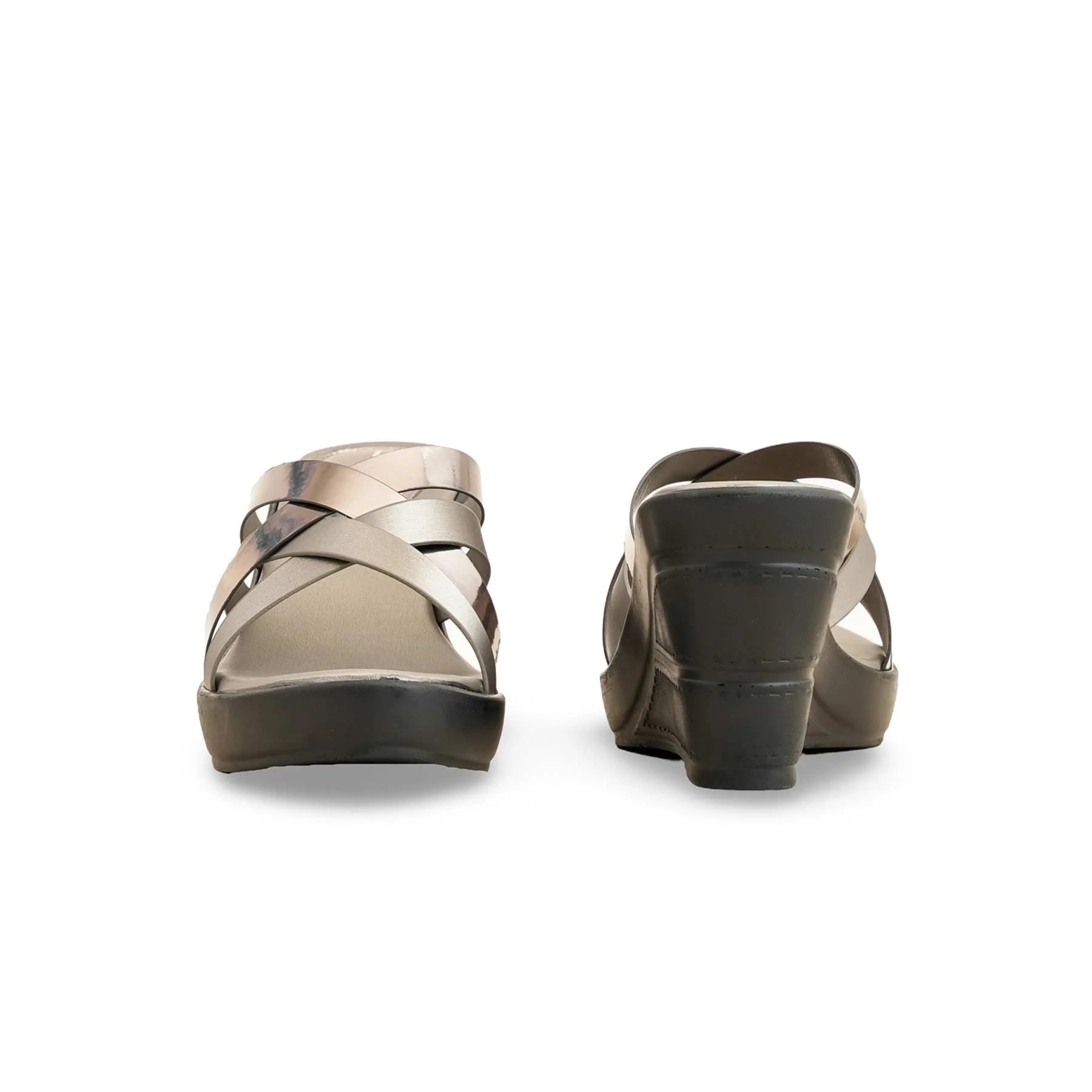 Grey Formal Slipper For Women PU0491 - Image 4