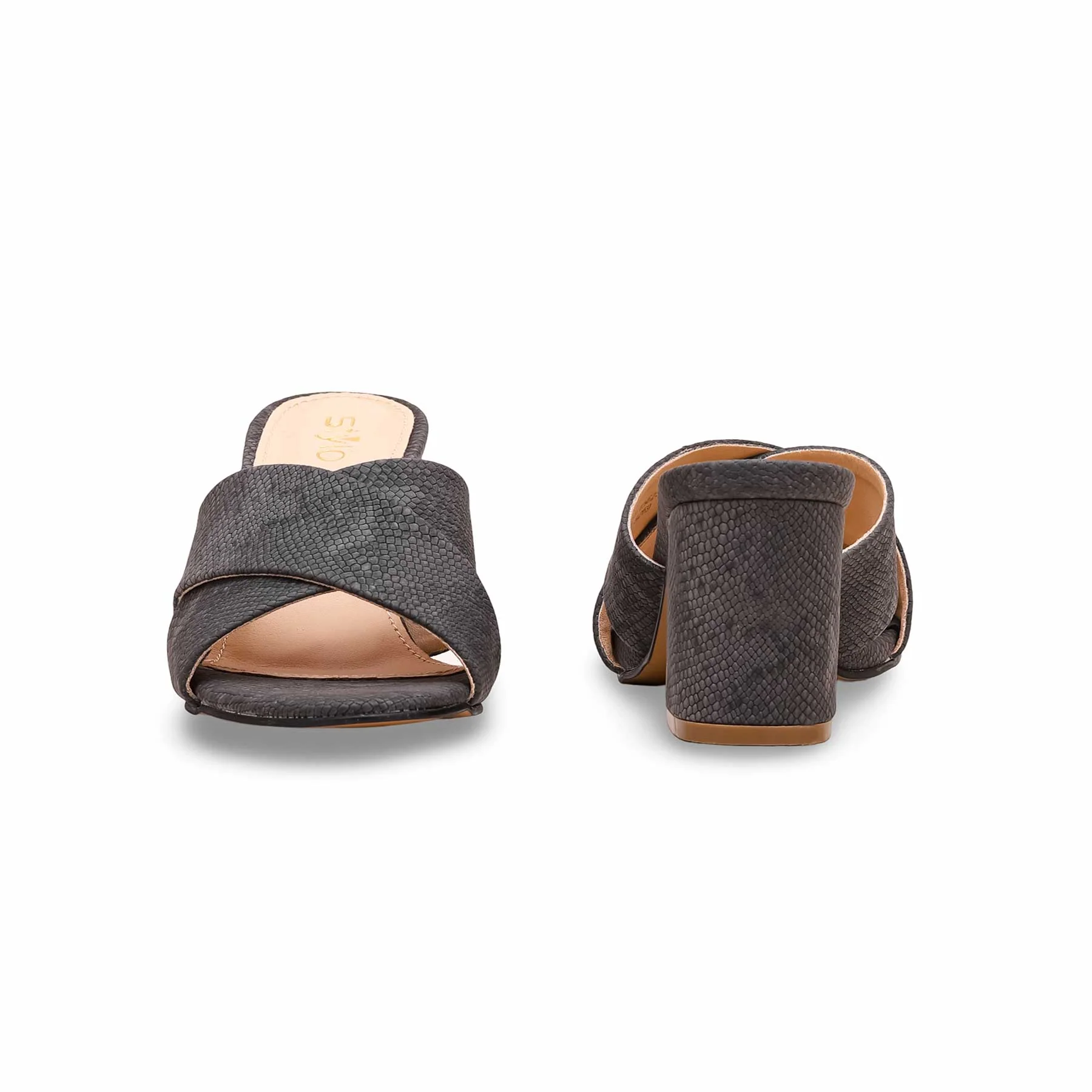 Grey Formal Slipper FR8269 - Image 4