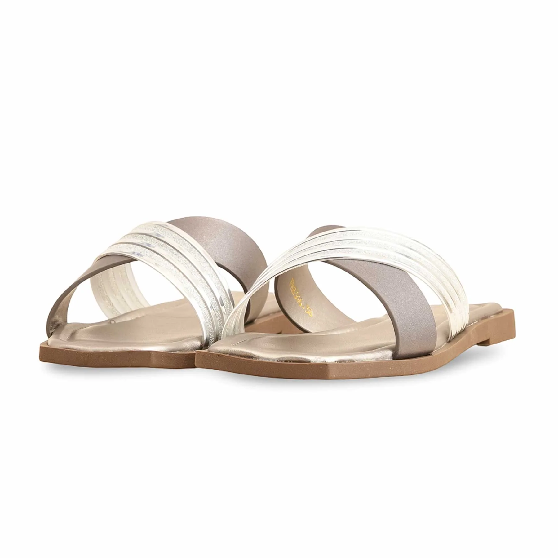 Grey Formal Slipper FR8346 - Image 3