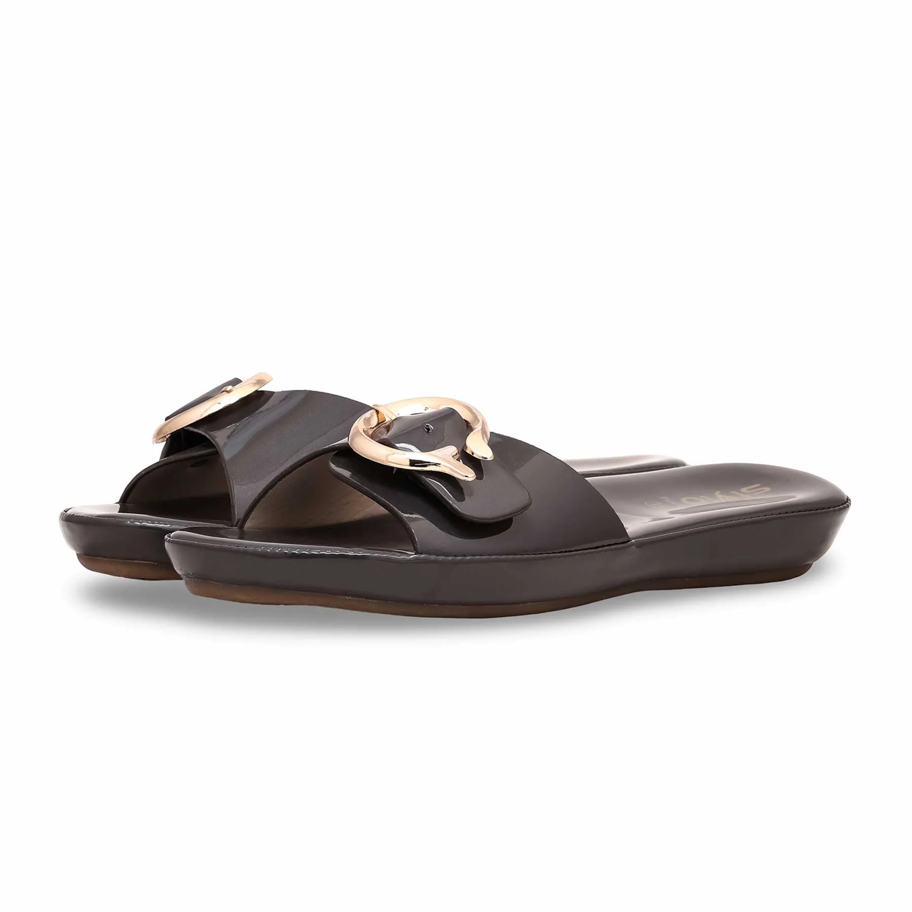 Grey Formal Slipper PU0310 - Image 2