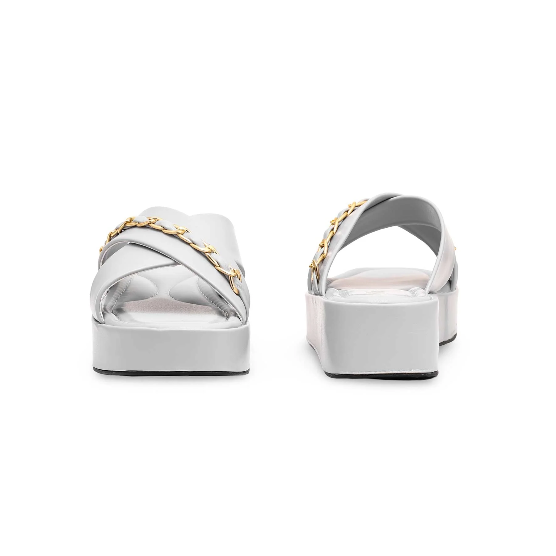 Grey Formal Slipper PU0471 - Image 4