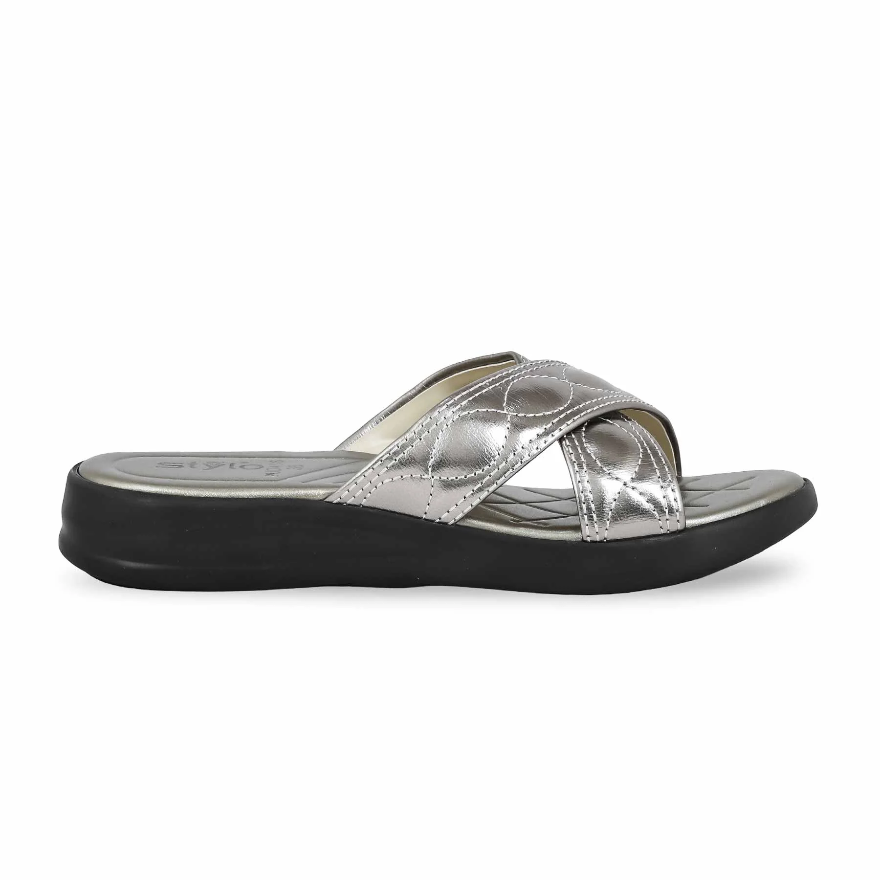 Grey Formal Slipper PU0486 - Image 2