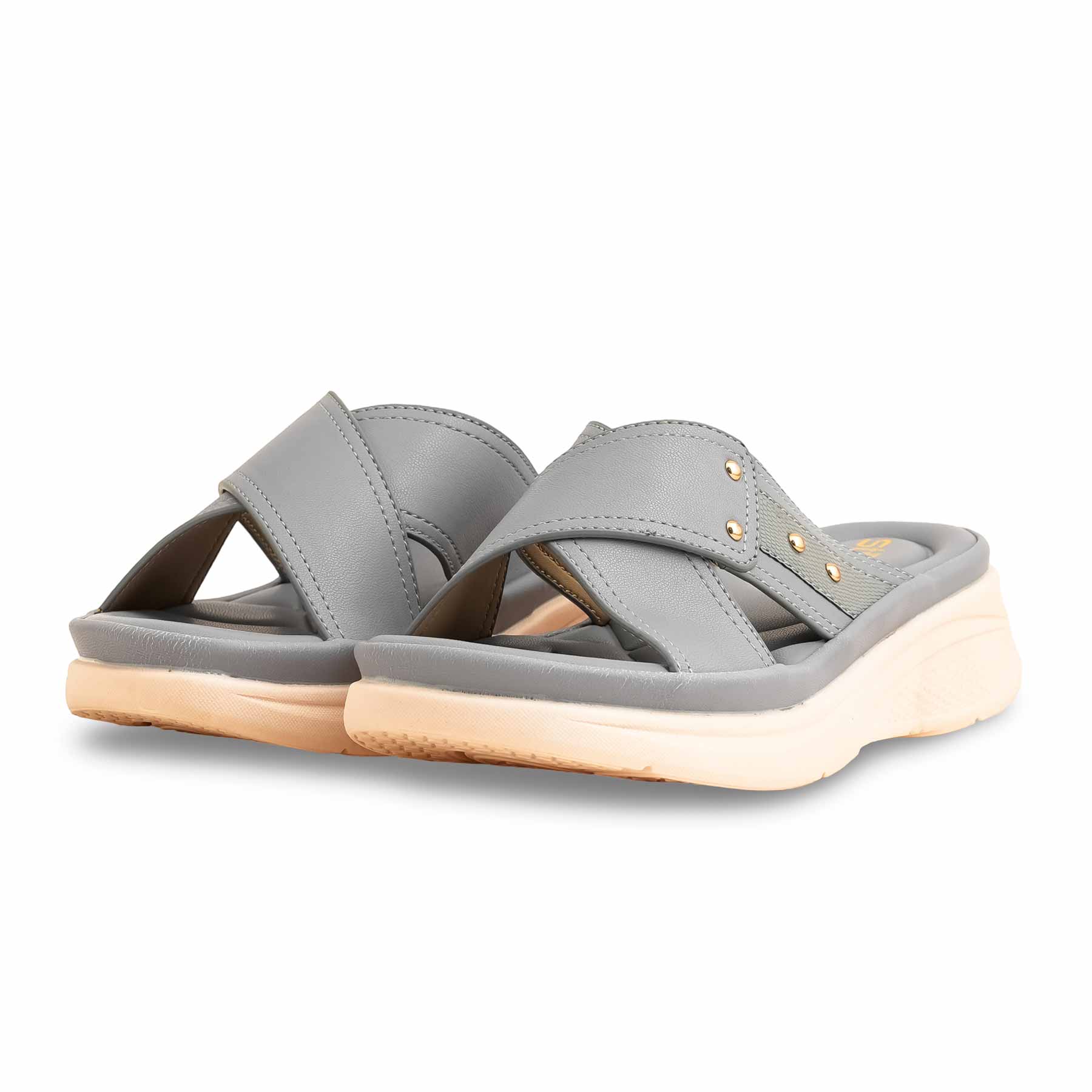 Grey Formal Slipper PU0509 - Image 3