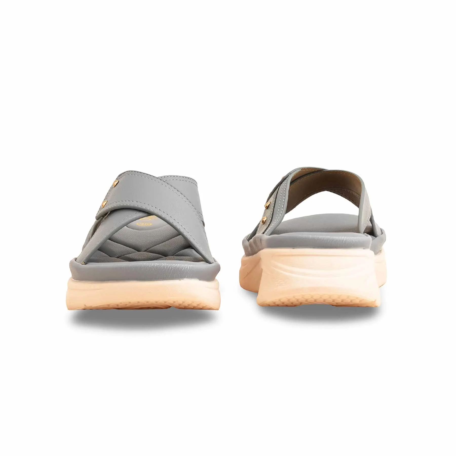 Grey Formal Slipper PU0509 - Image 4