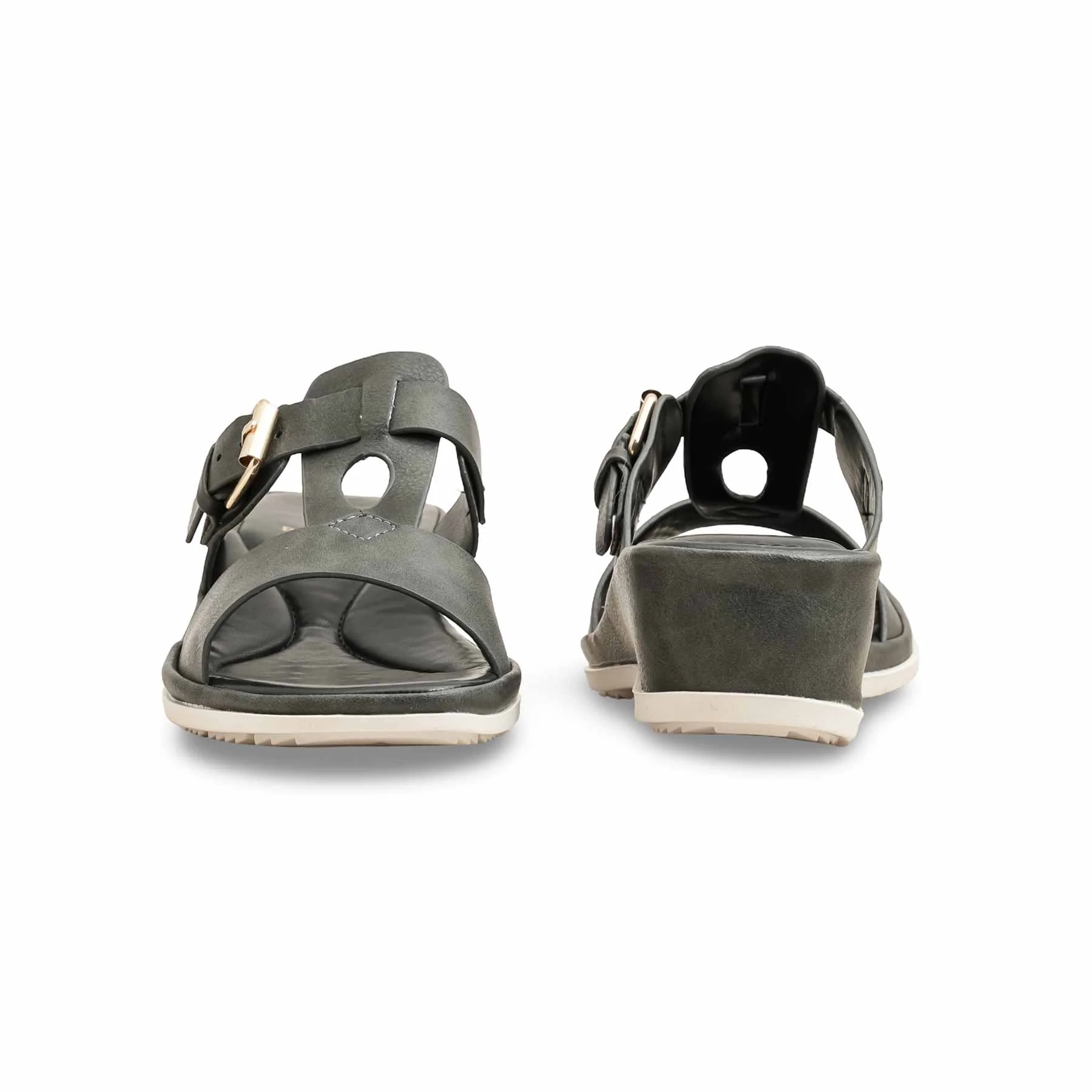 Grey Formal Slipper PU0611 - Image 4