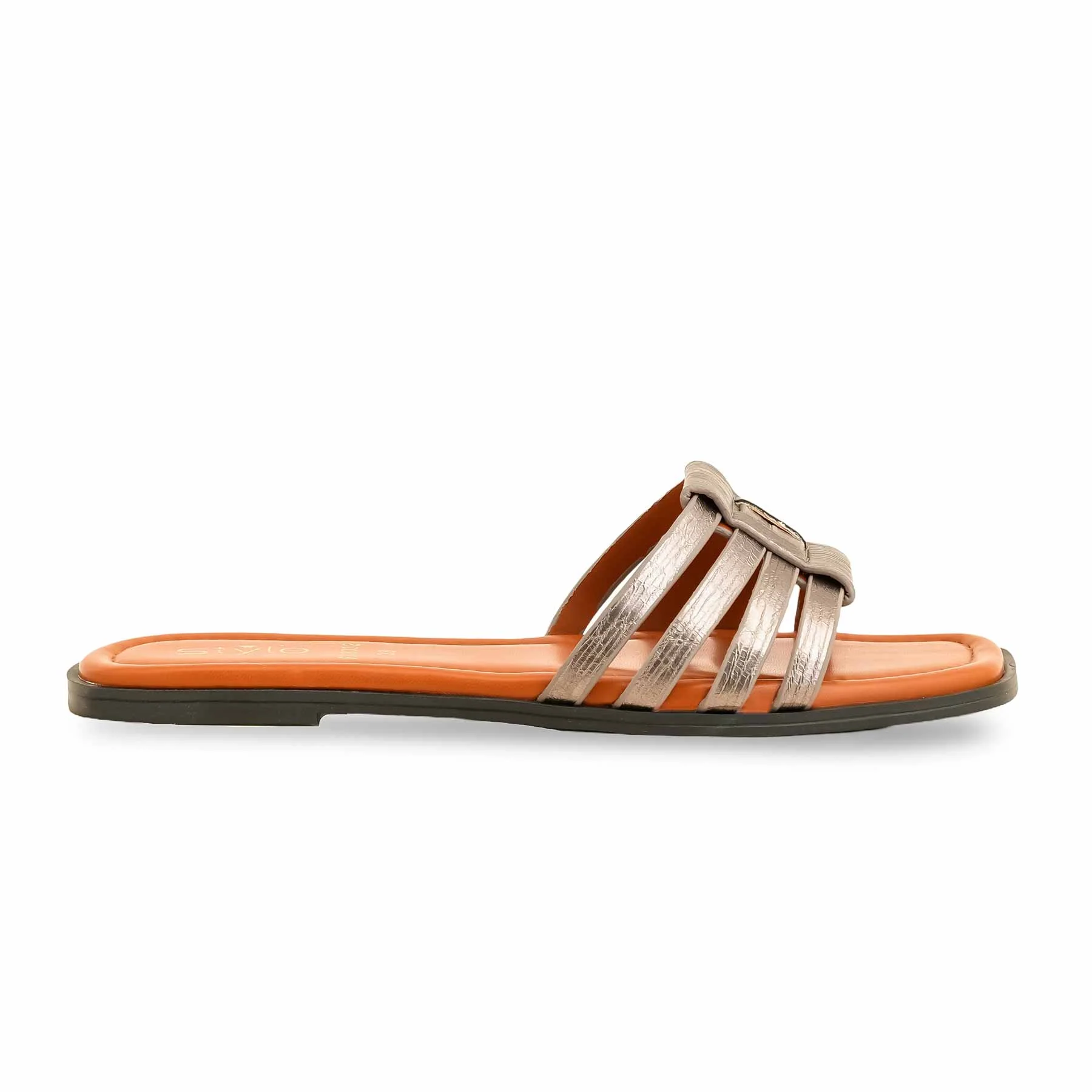 Grey Formal Women Slipper FR8332 - Image 2