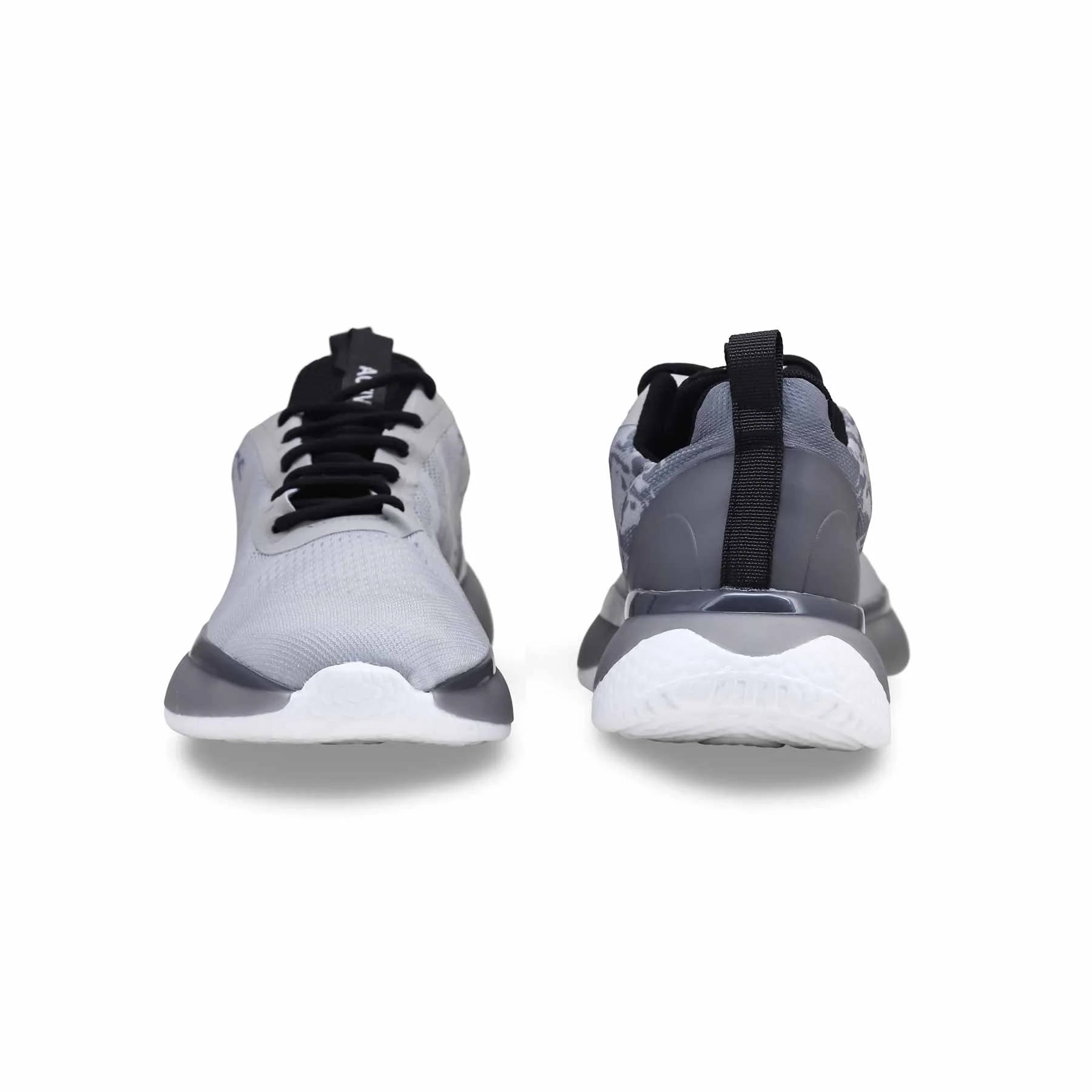 Grey Ladies Casual Sneaker AT7345 - Image 4