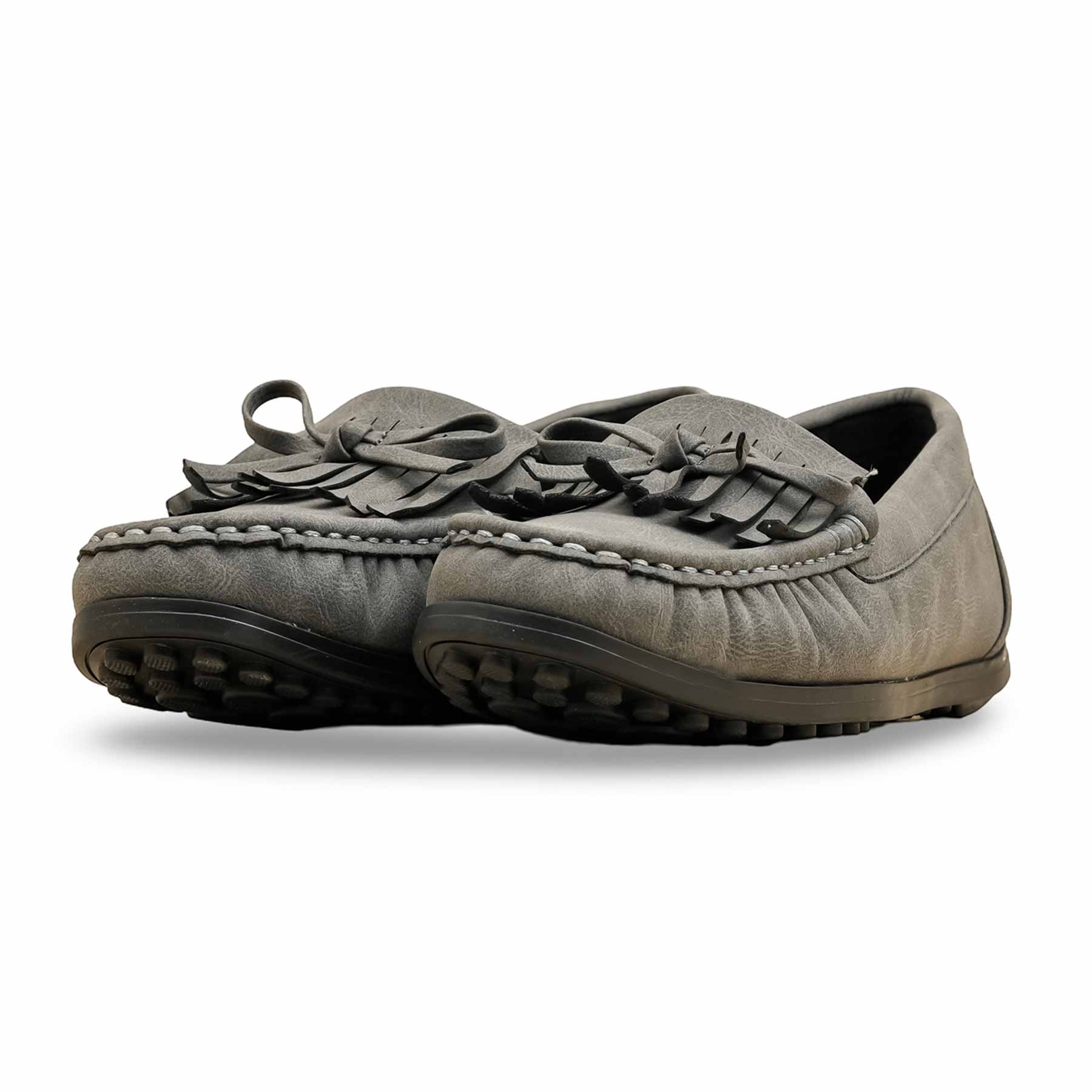 Grey Moccasin For Ladies WN4493 - Image 3