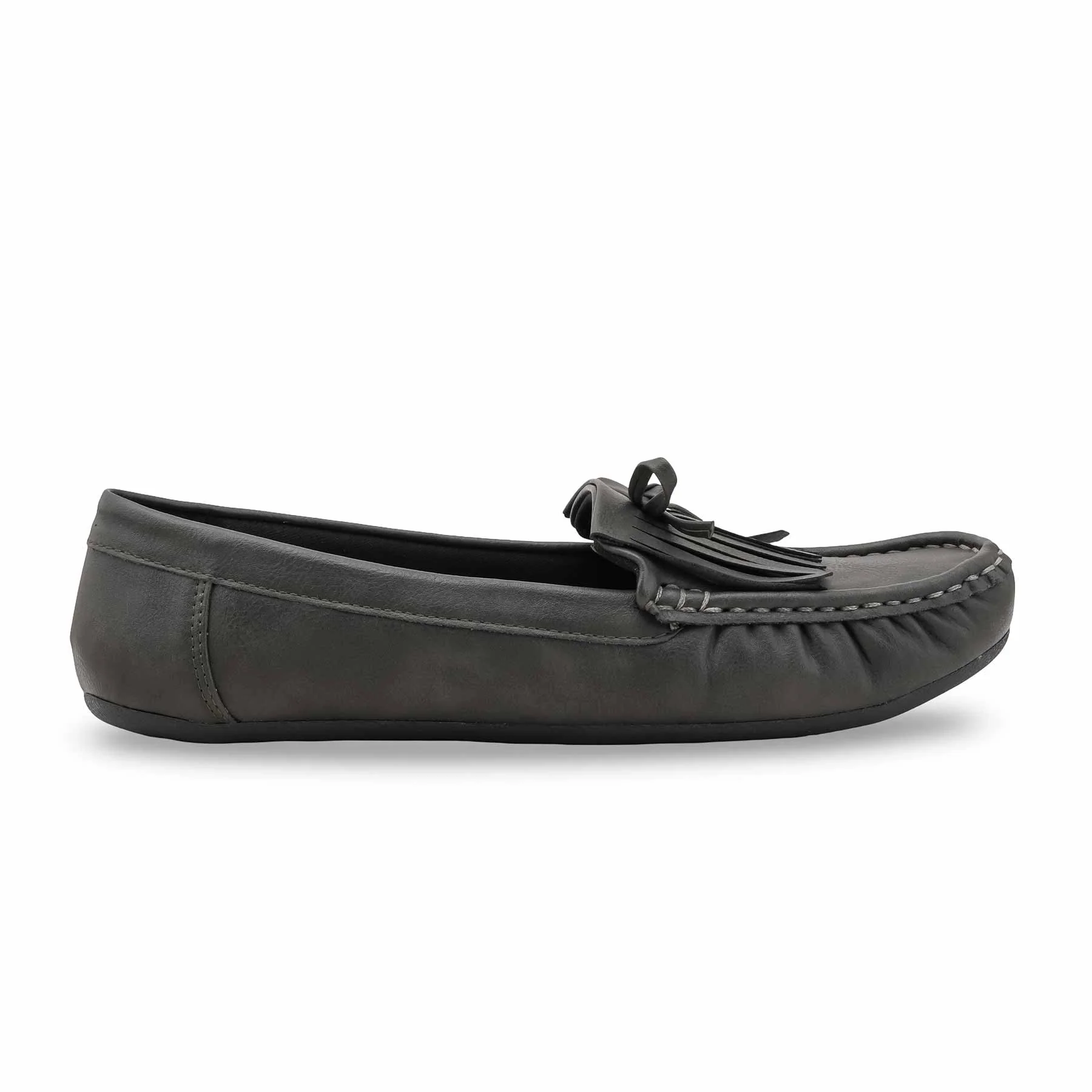 Grey Moccasin For Women LWN428 - Image 2