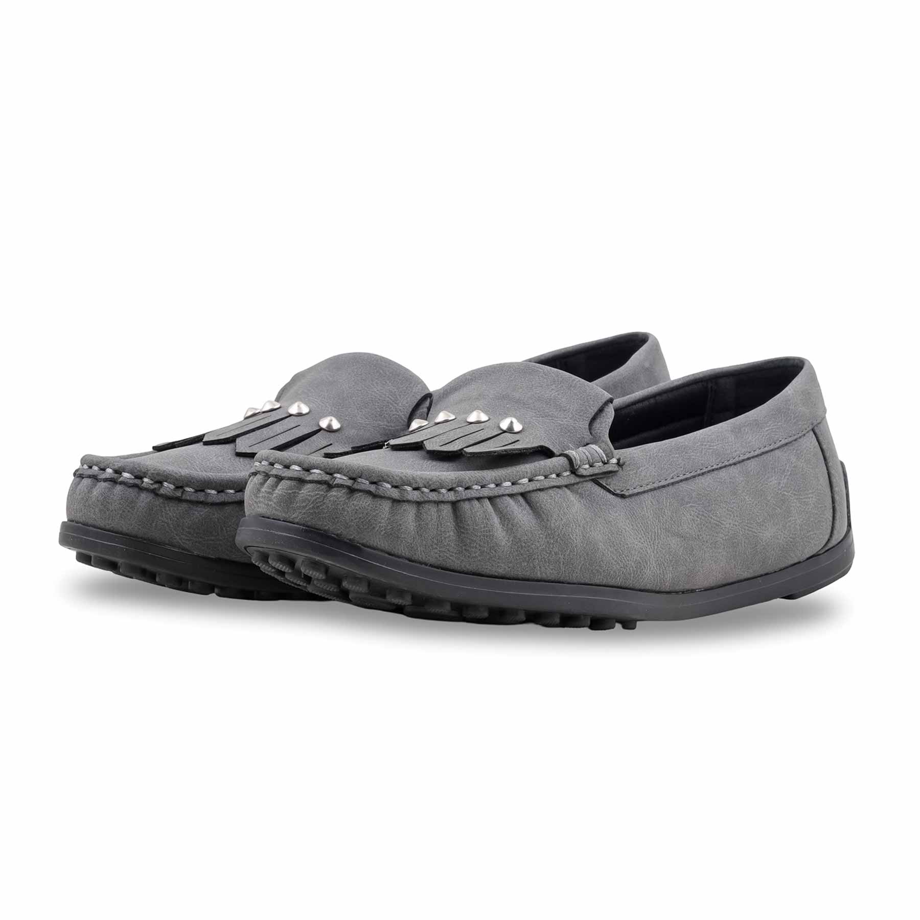 Grey Moccasin For Women WN4465 - Image 4